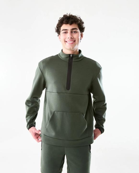 Active Mens Sports Half Zip Pullover