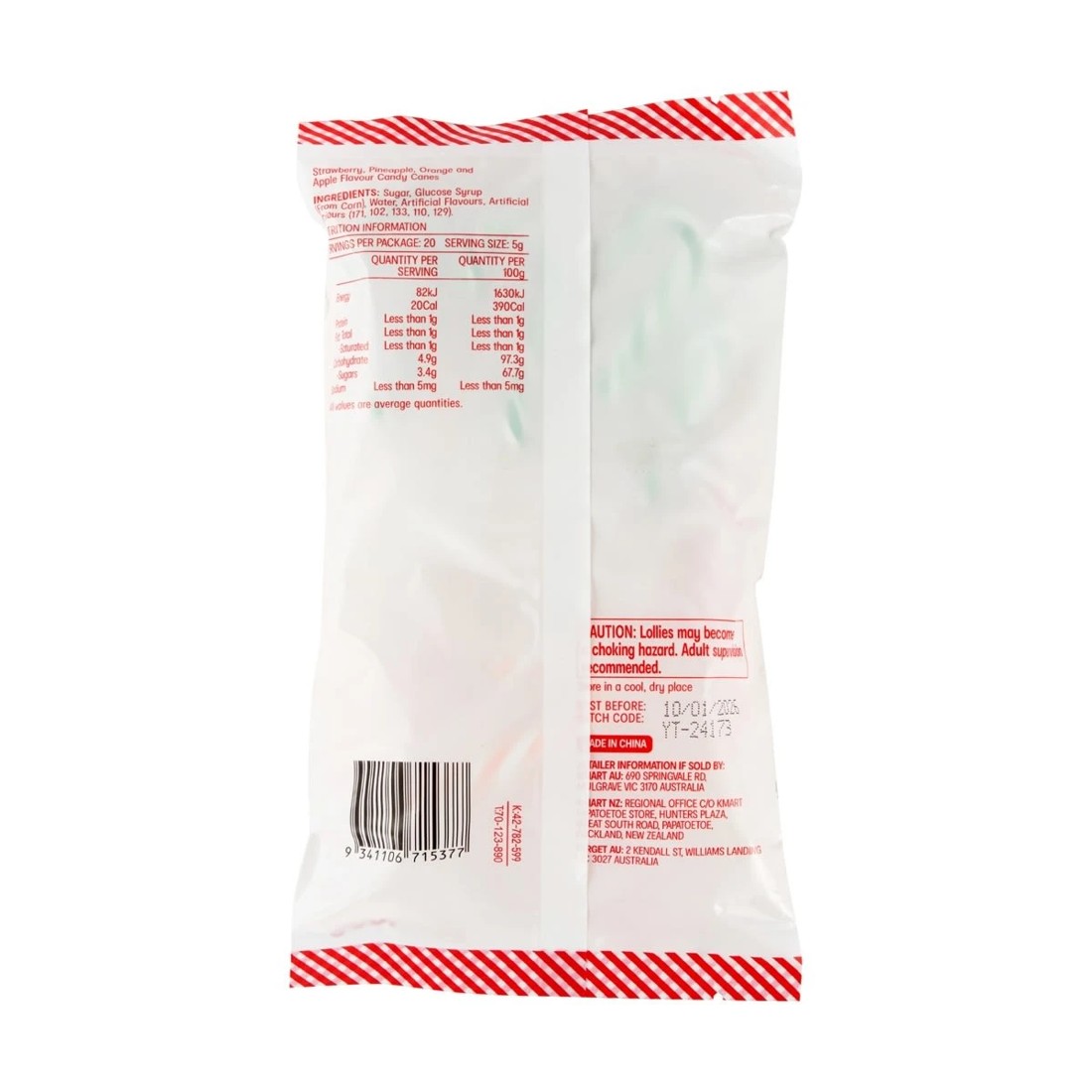 3 20 Pack Mini Candy Canes 100g, 3 of 3
