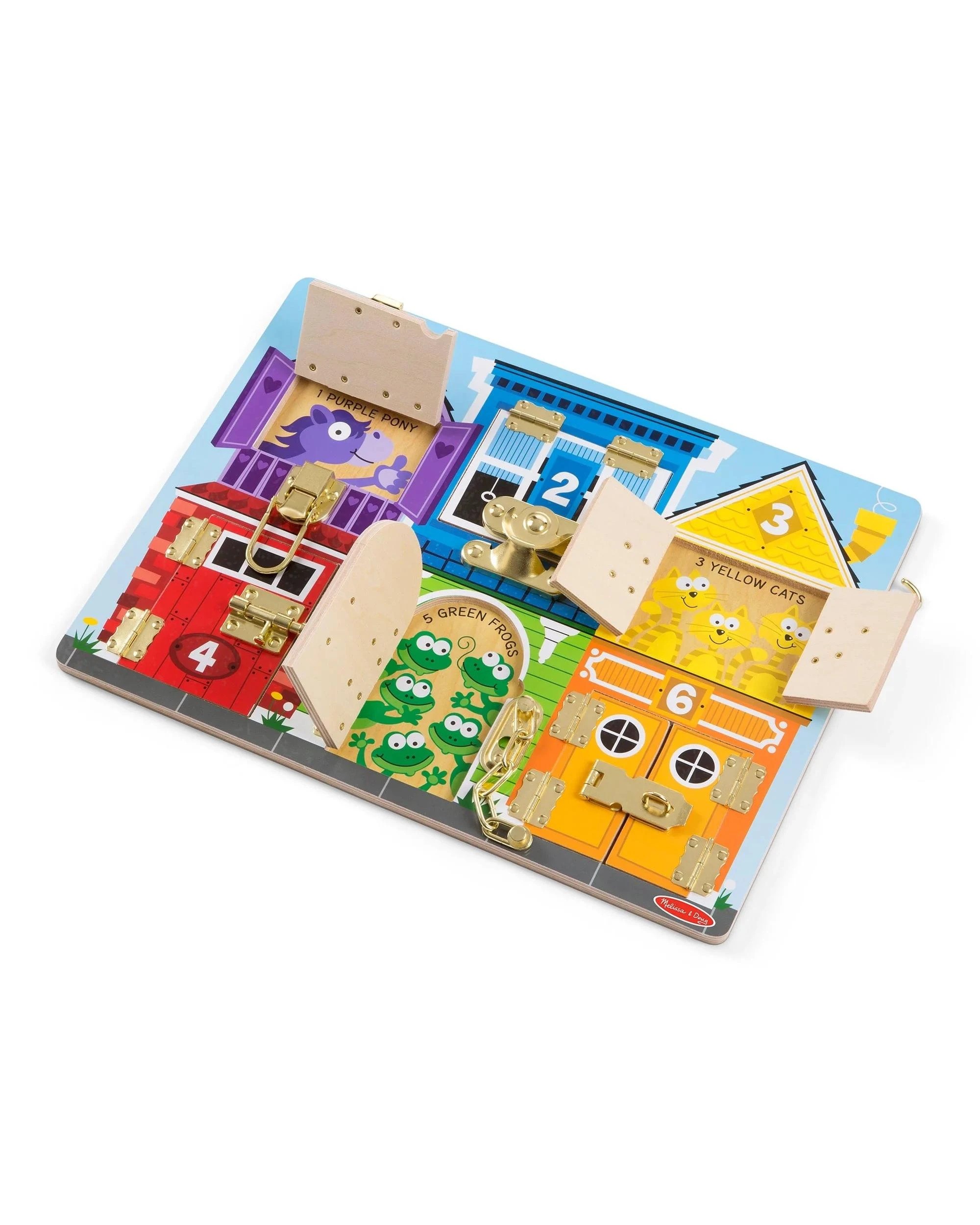 3 Melissa and Doug Wooden Latches Board, 3 of 8