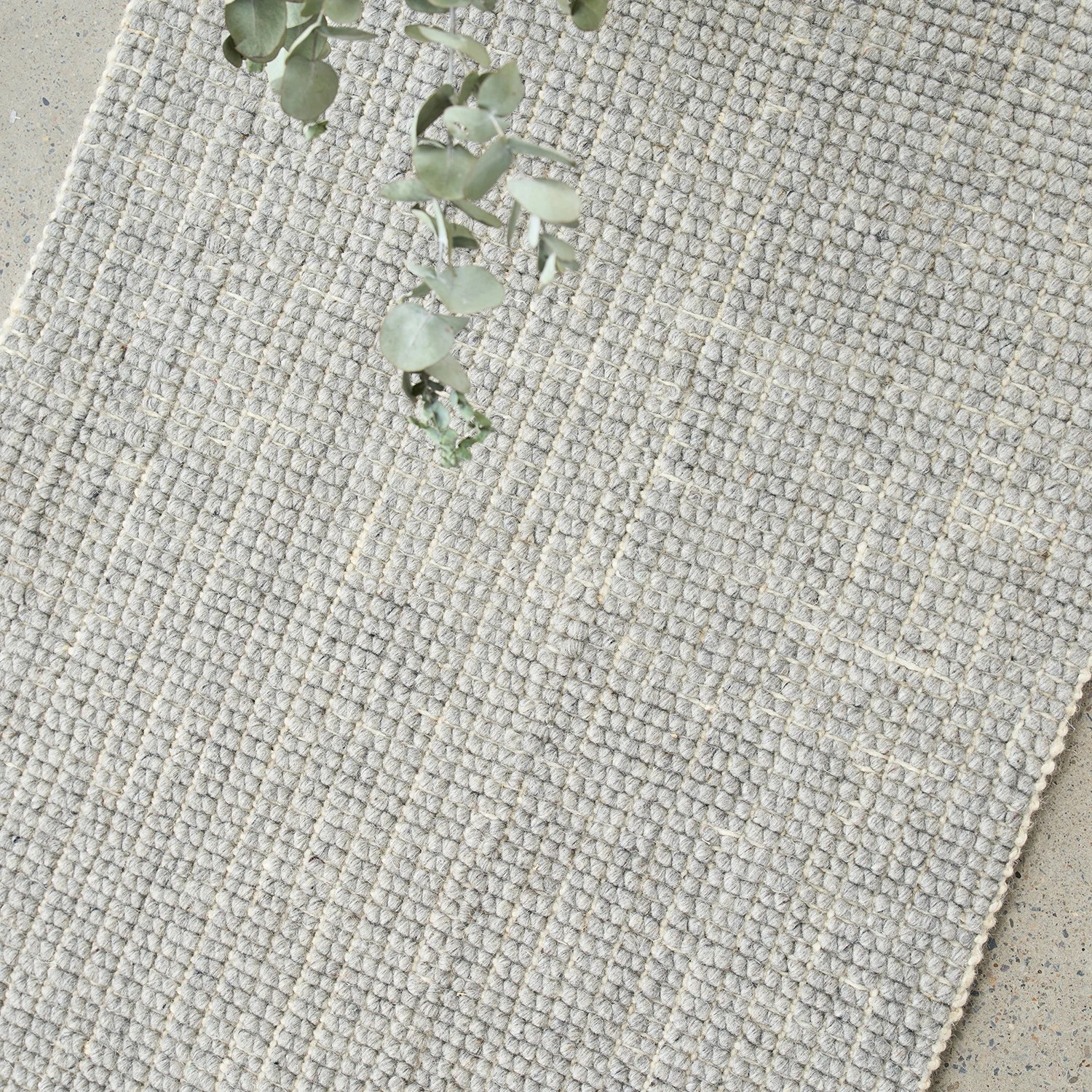 3 Common Ground Rugs Cadence Parker 300x80cm - Medium Runner Hand Loomed Wool & Jute Rug - Grey, 3 of 6