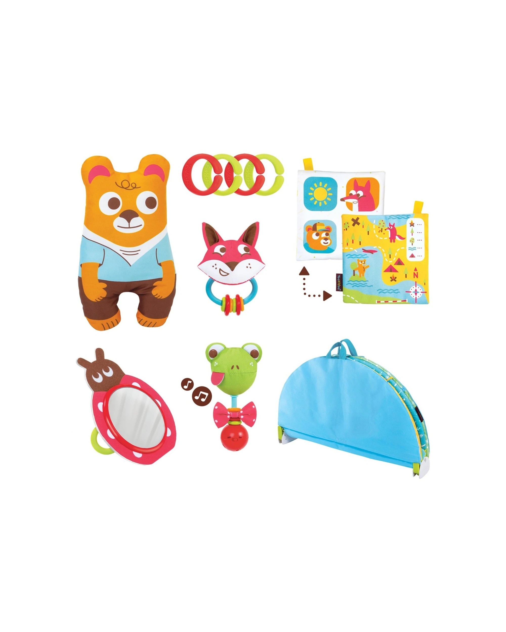 5 Yookidoo Play N Gymotion 3 Stage Baby Activity Gym Birth To 12 Months Foldable - Multi, 5 of 5