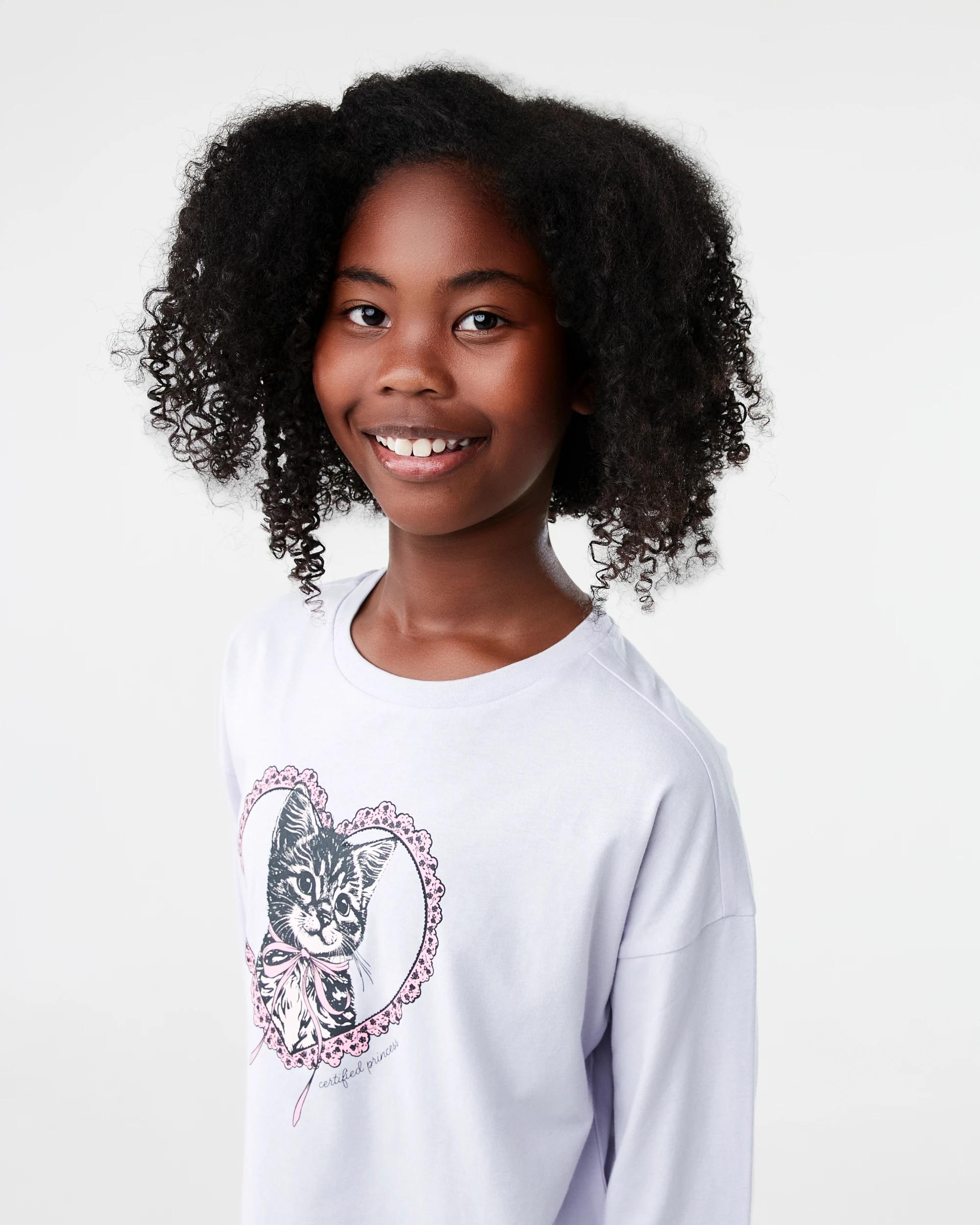 3 Jersey Pyjama Set Pur Kitty, 3 of 7