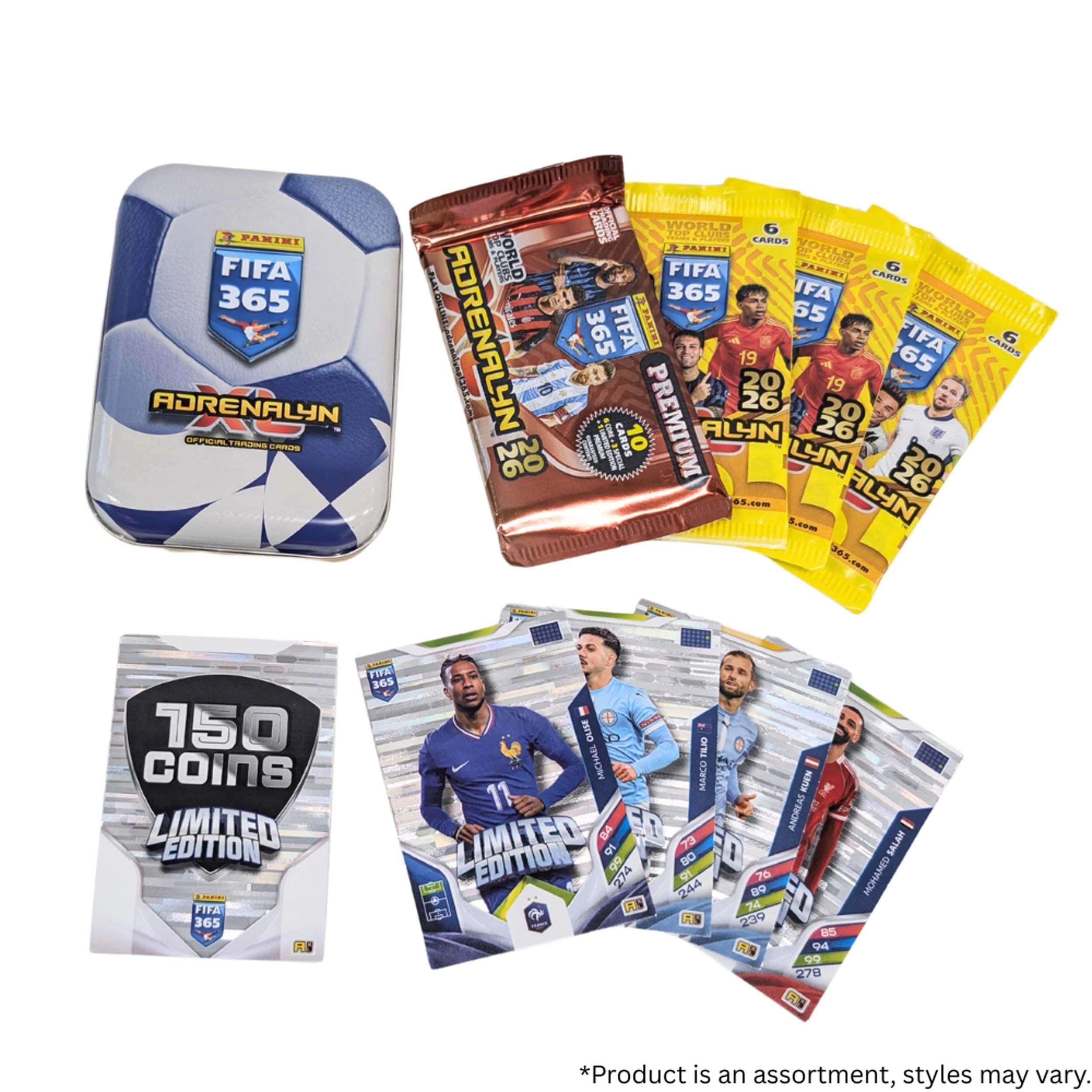 10 Panini FIFA 365 Adrenalyn XL 2026 Soccer Pocket Tin - Assorted, 10 of 10