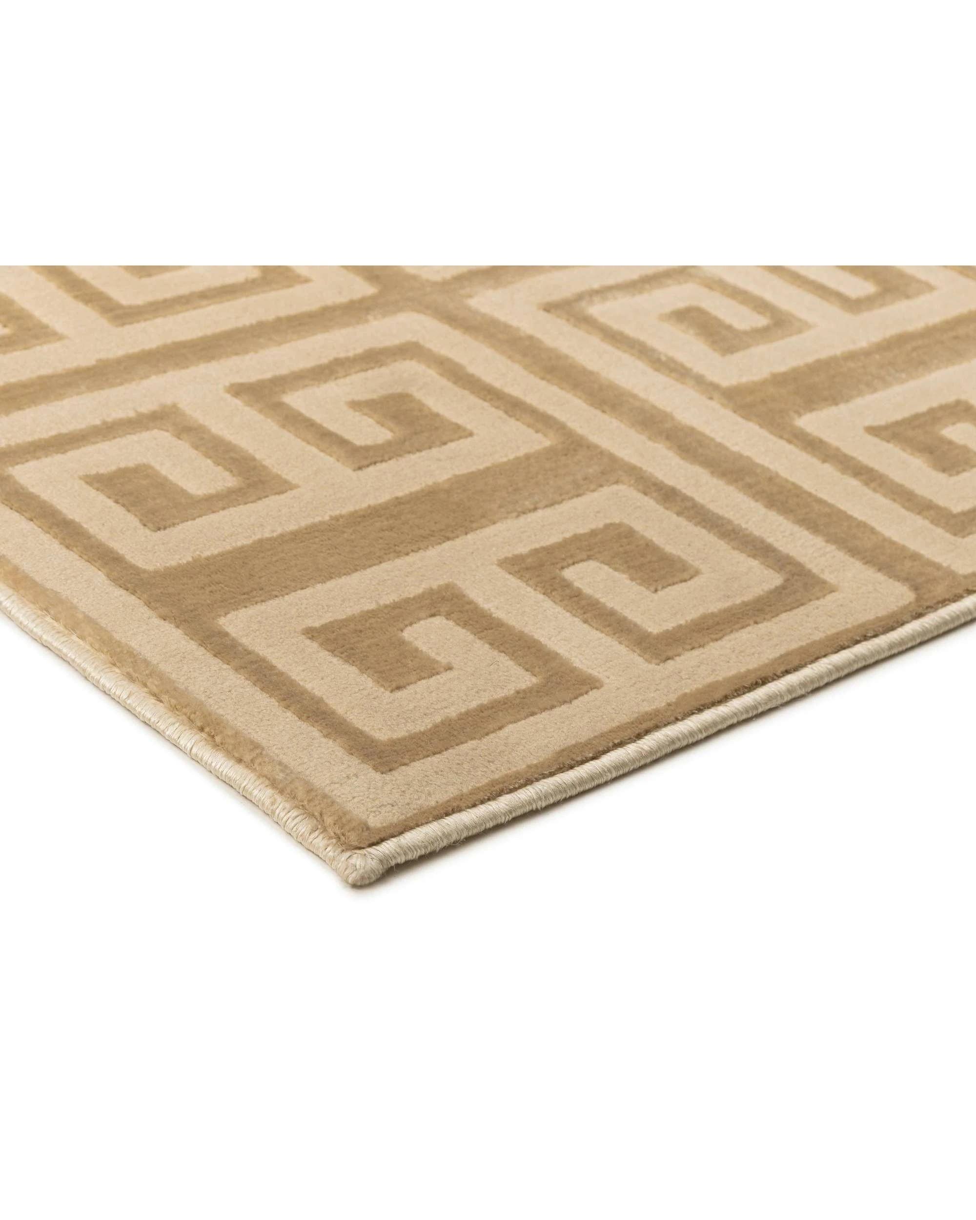 4 Loopsie Thetis Textured Geometric Washable Rug-290cm x 200cm - Beige, 4 of 9
