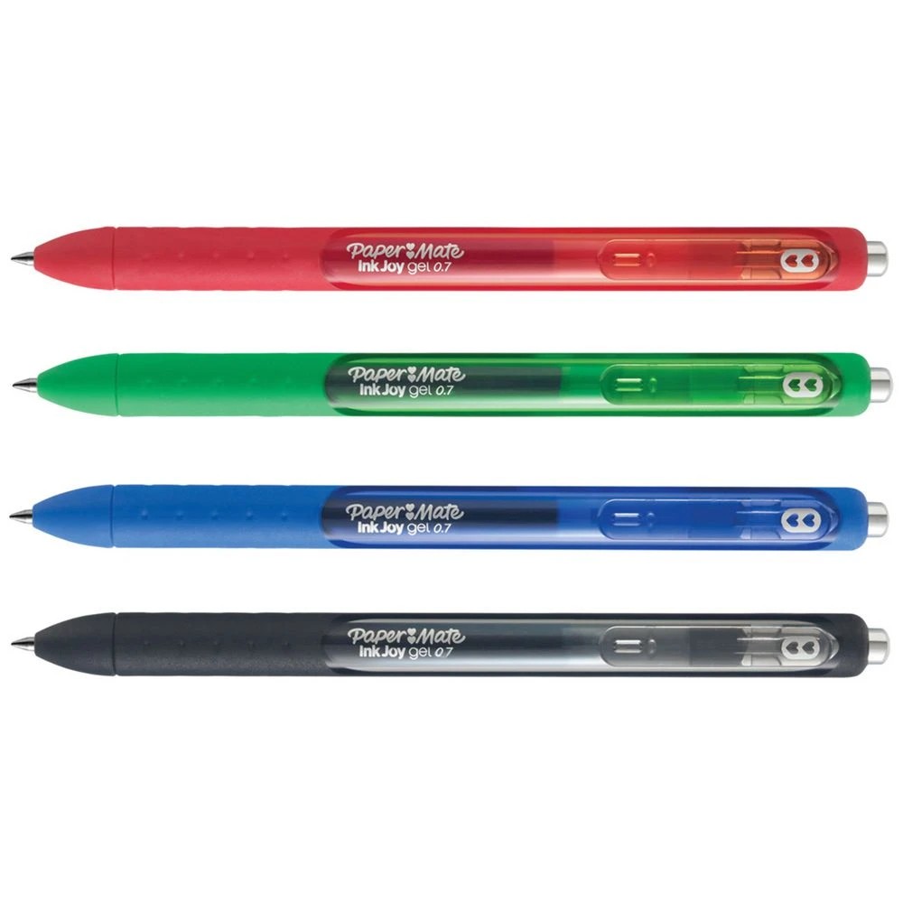4 Paper Mate InkJoy Gel Pens 0.7mm Assorted 4 Pack, 4 of 9