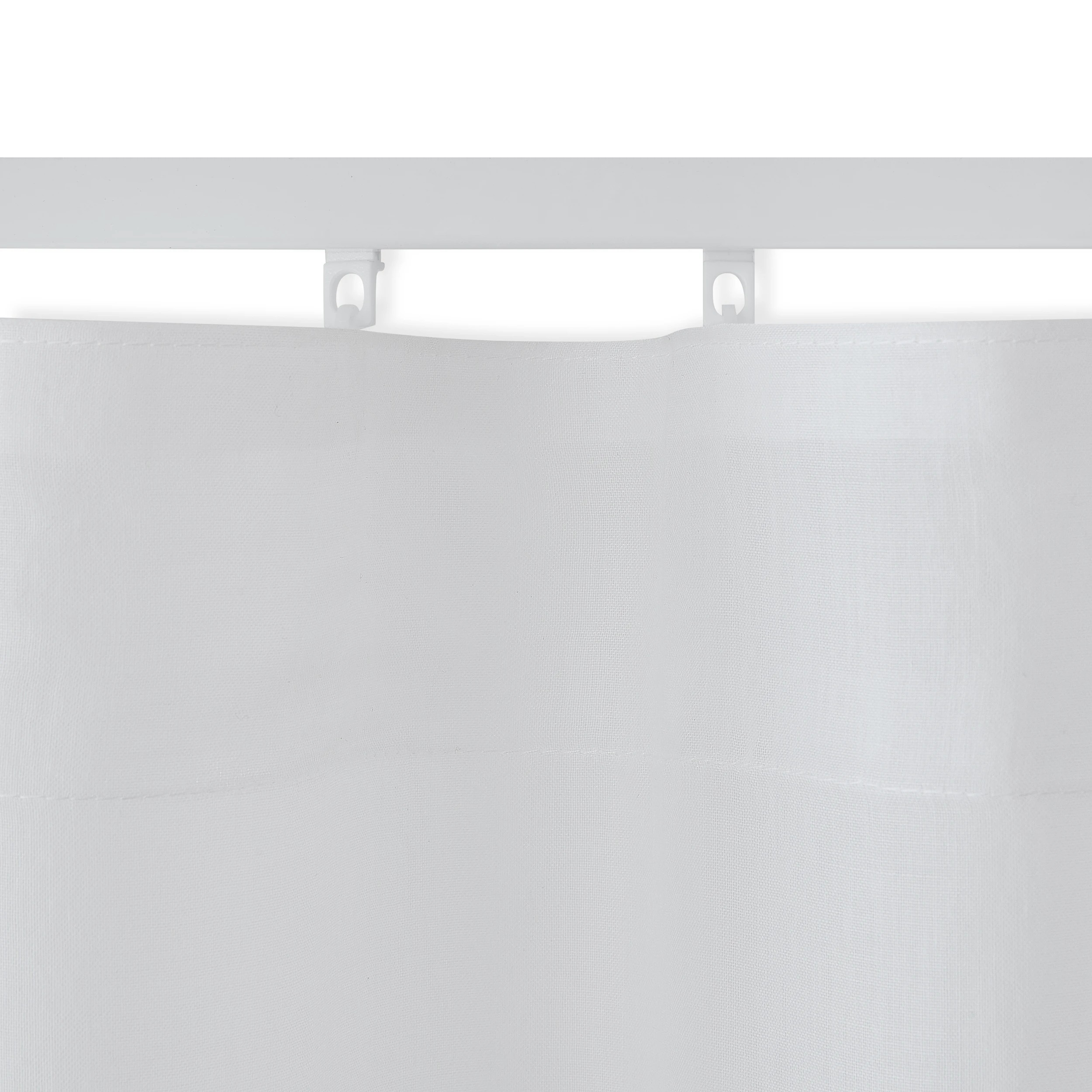 3 Sicily S-Fold Long & Wide Curtain - White - 485cm x 250cm, 3 of 5