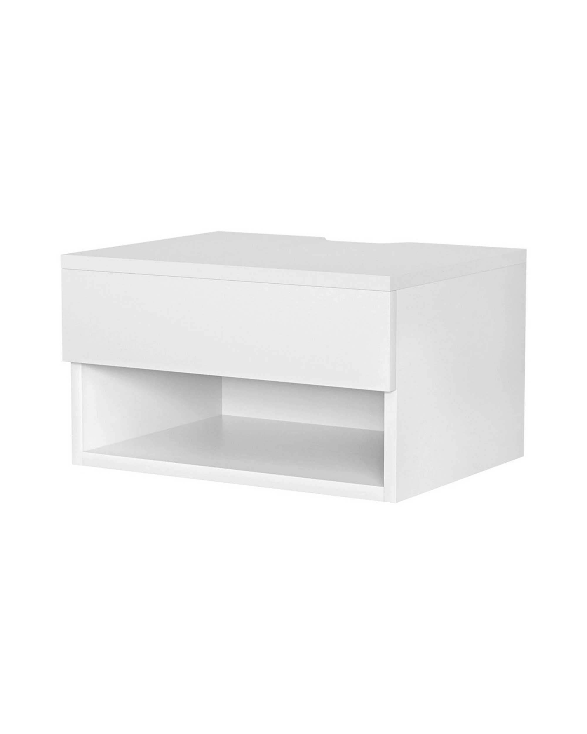 1 Artiss Floating Bedside Table Nightstand Drawer
 - White, 1 of 3