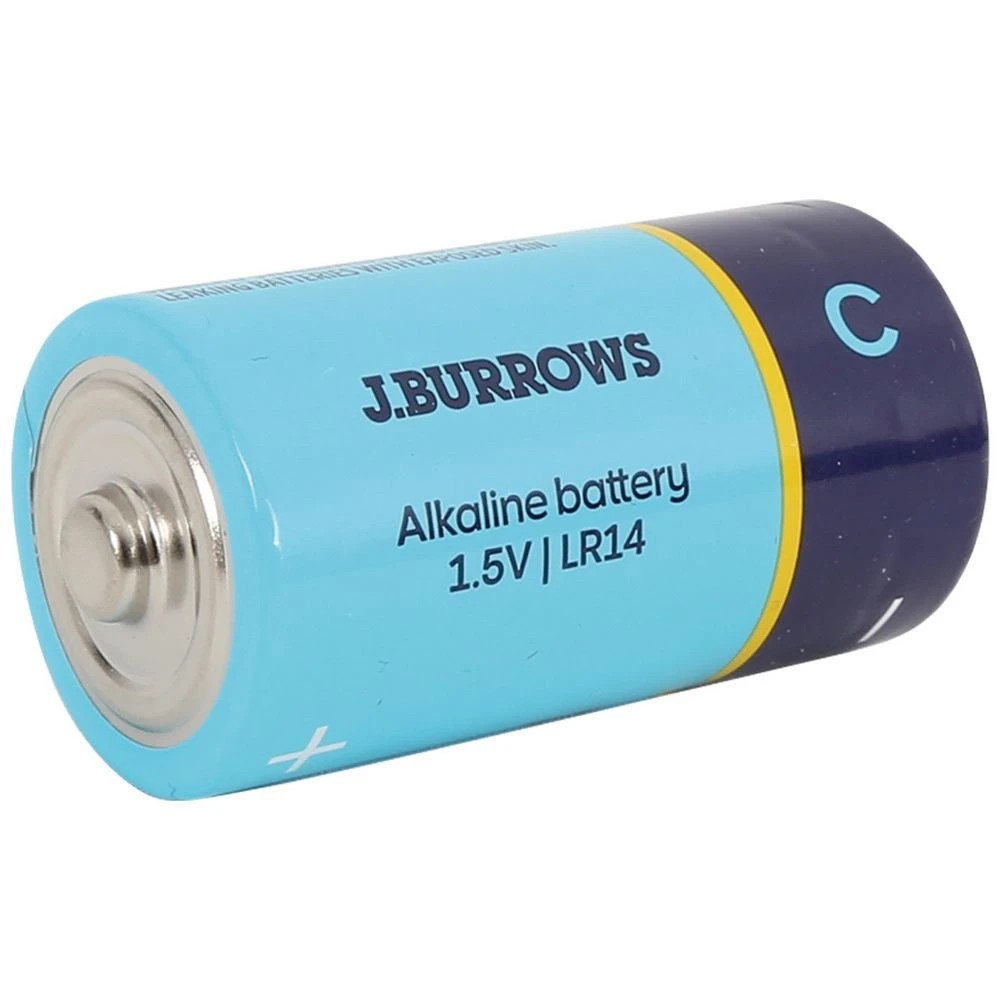 4 J.Burrows C Alkaline Batteries 3 Pack, 4 of 6