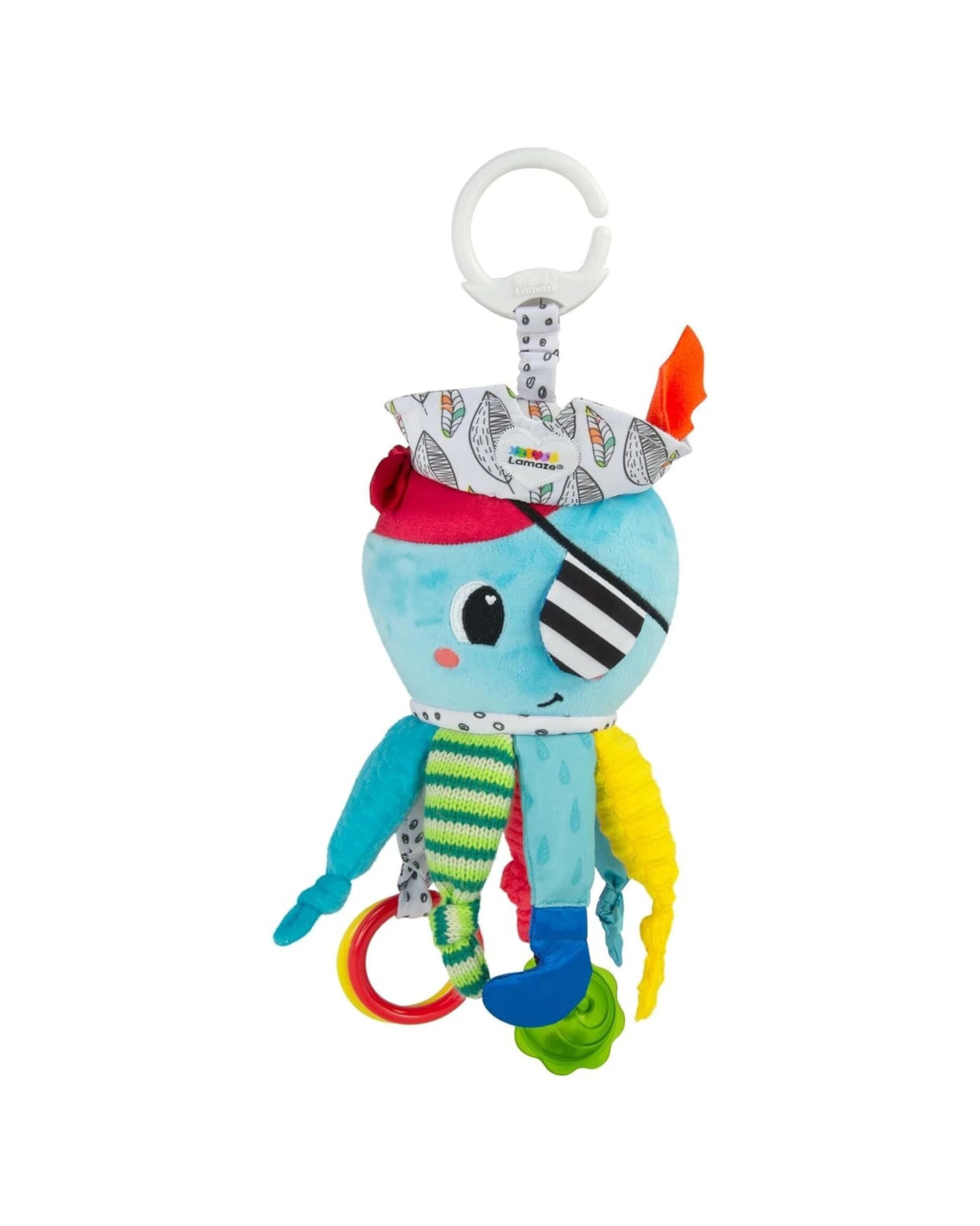2 Lamaze Captain Calamari Clip Go Baby Toy Sensory - Multi, 2 of 7