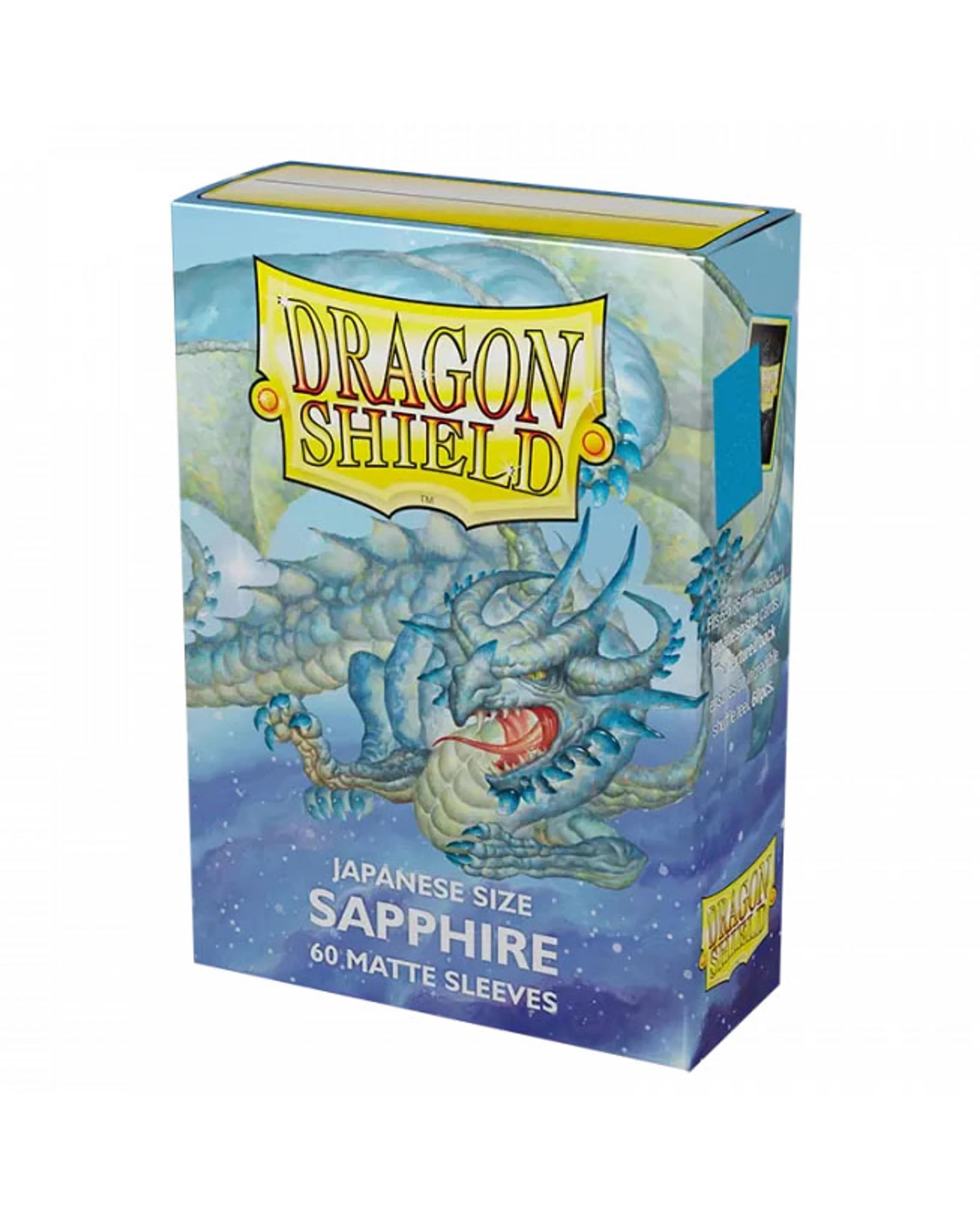 1 Dragon Shield Japanese Size 60 Sapphire Matte Dual Sleeves, 1 of 2