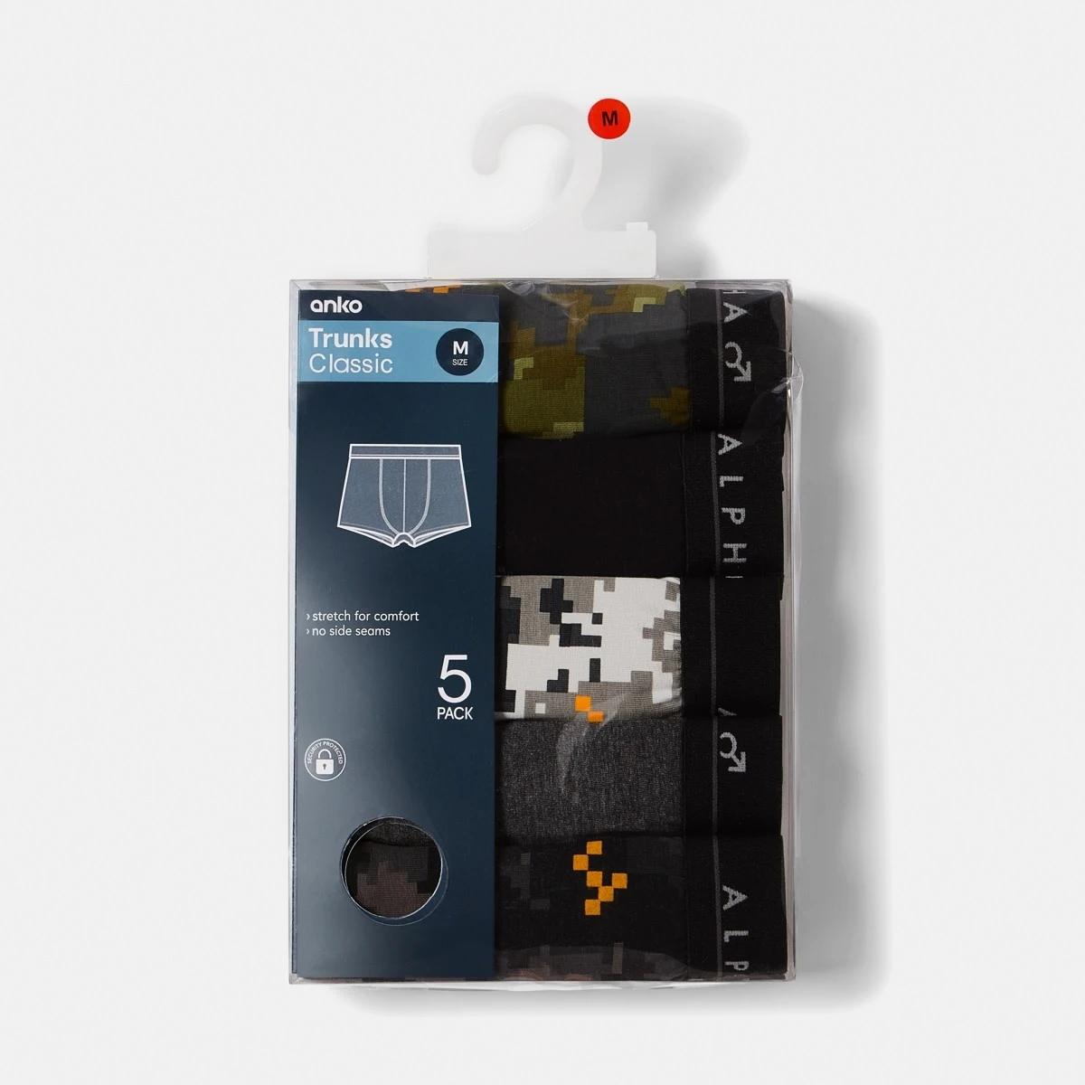 10 5 Pack Trunks PIXEL CAMO, 10 of 10