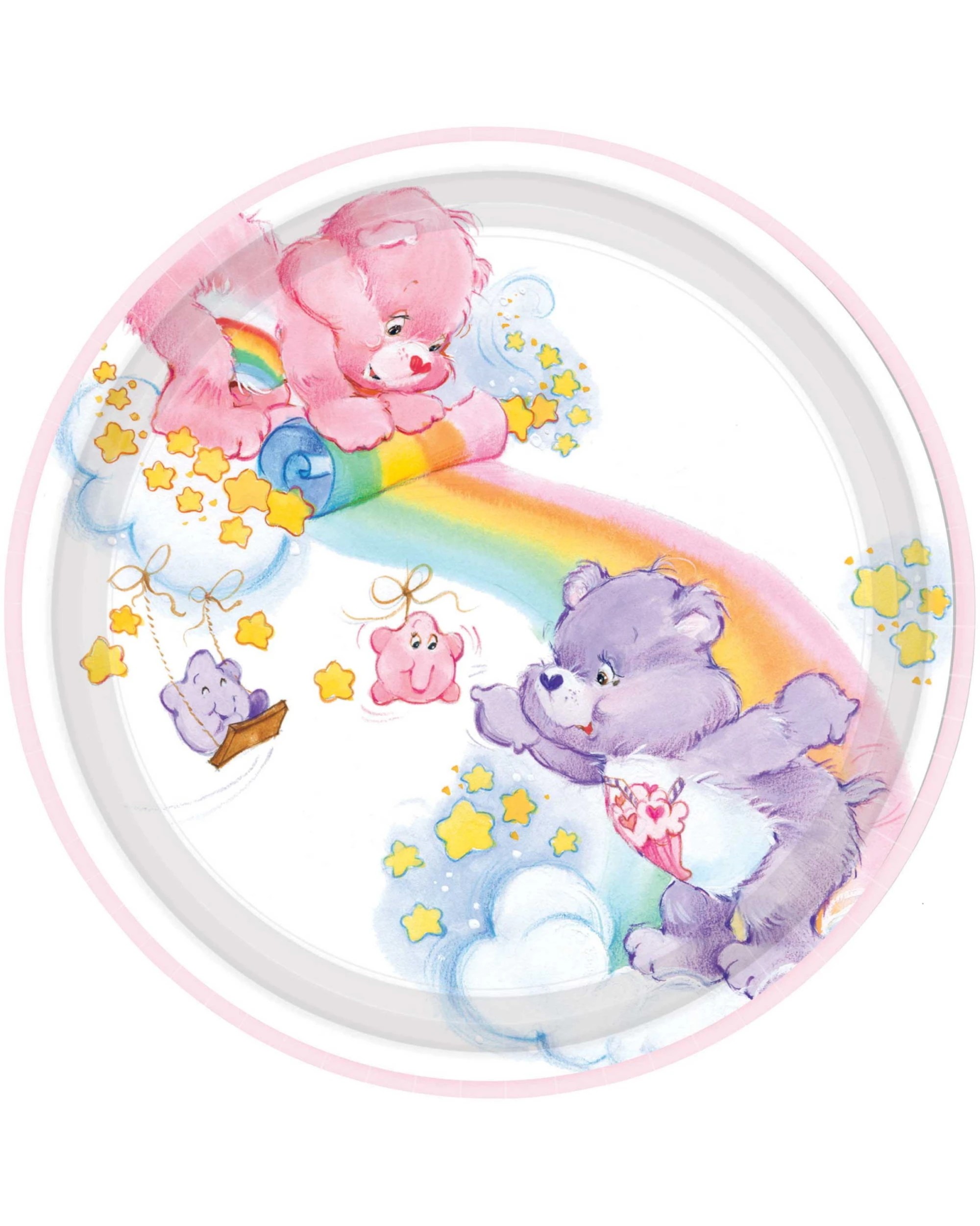 1 Care Bears Care Bears Large Paper Plates Pack of 8, 1 of 1