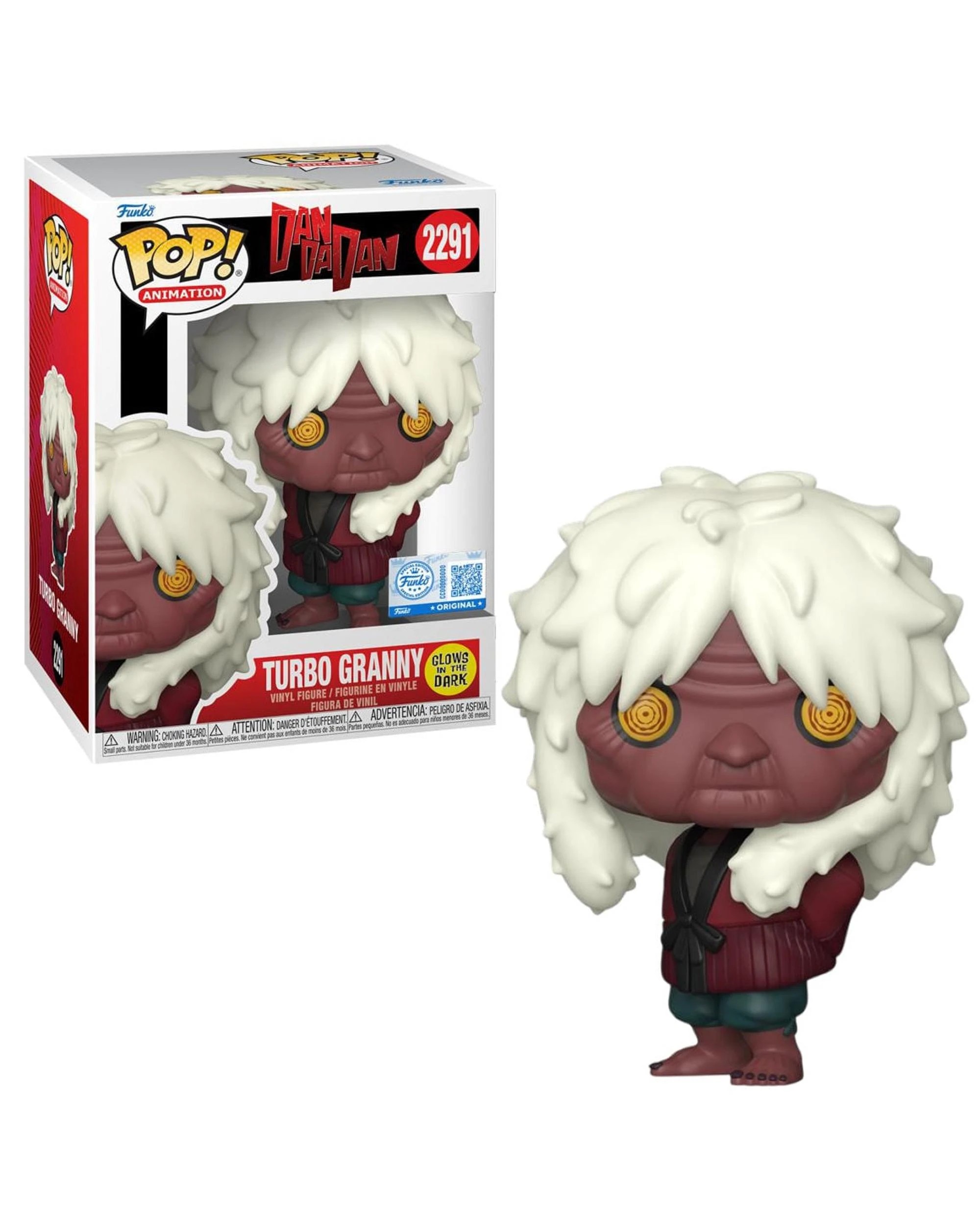 1 Dan Da Dan Turbo Granny Glow Funko POP! Vinyl, 1 of 4