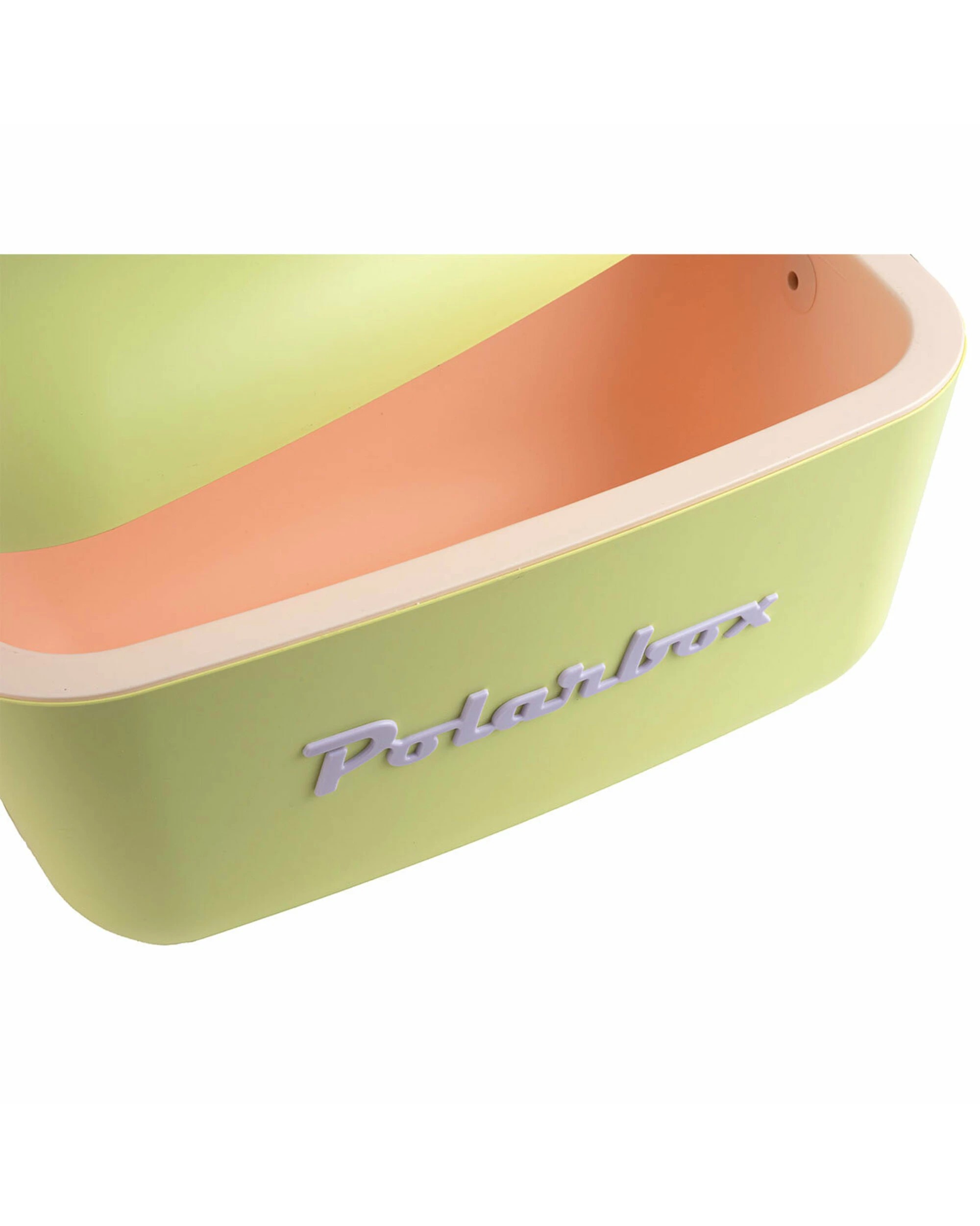3 Polarbox Pop 20L Cooler Lime with Lilac Logo and Strap, 3 of 3