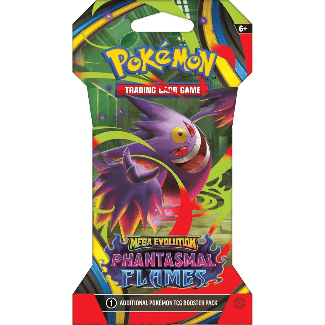 3 Pokemon Trading Card Game: Mega Evolution - Phantasmal Flames Blisters - Assorted, 3 of 6