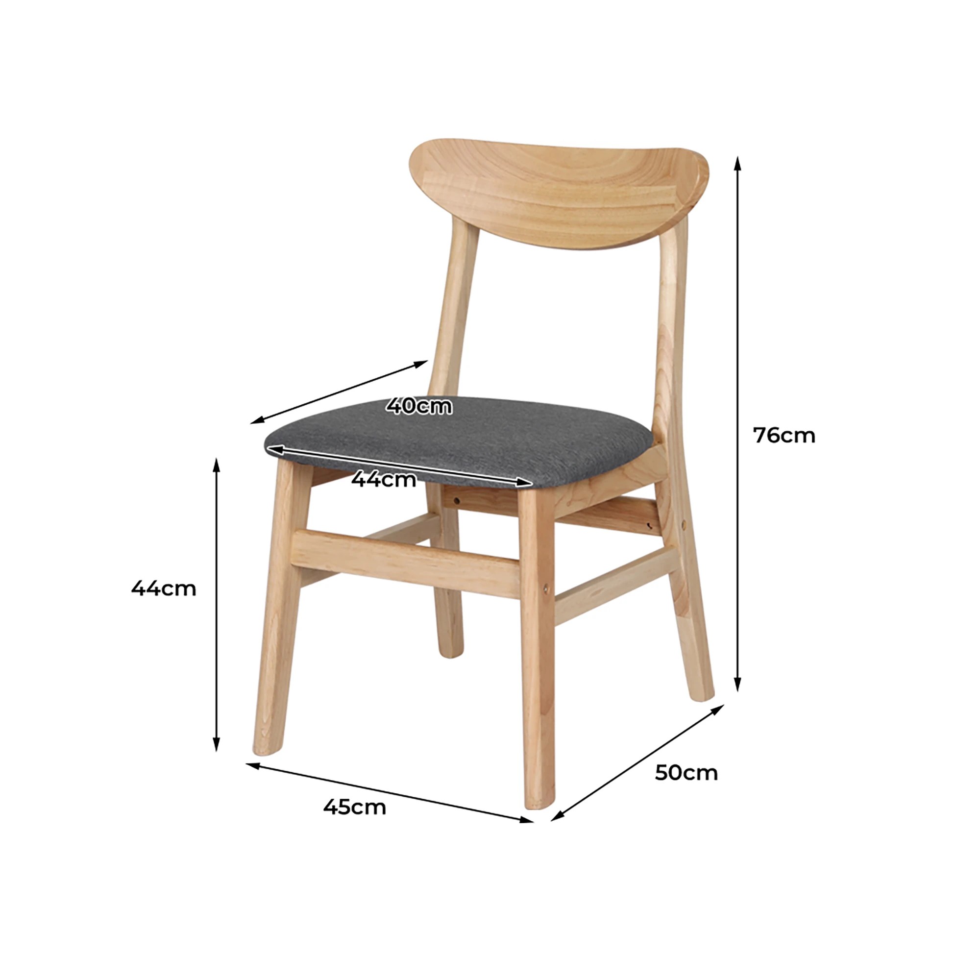 3 Levede 1 Set Of 4 Wooden Dining Chairs, 3 of 5