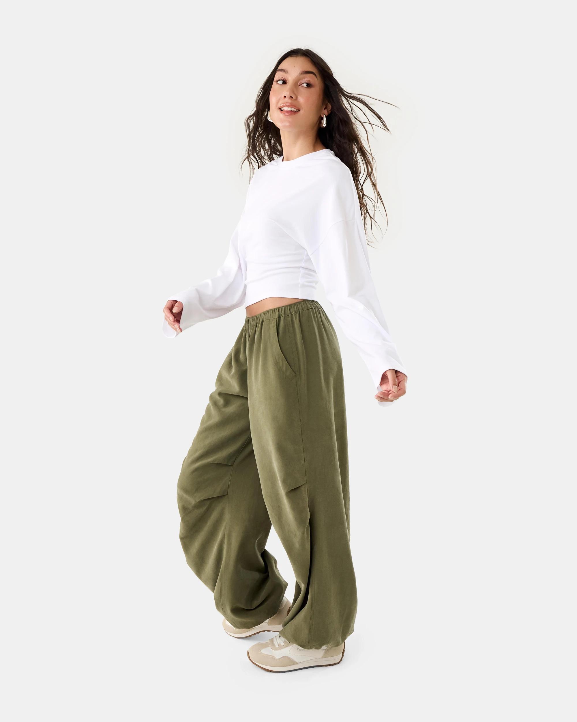 3 Long Sleeve Fitted Top White, 3 of 8