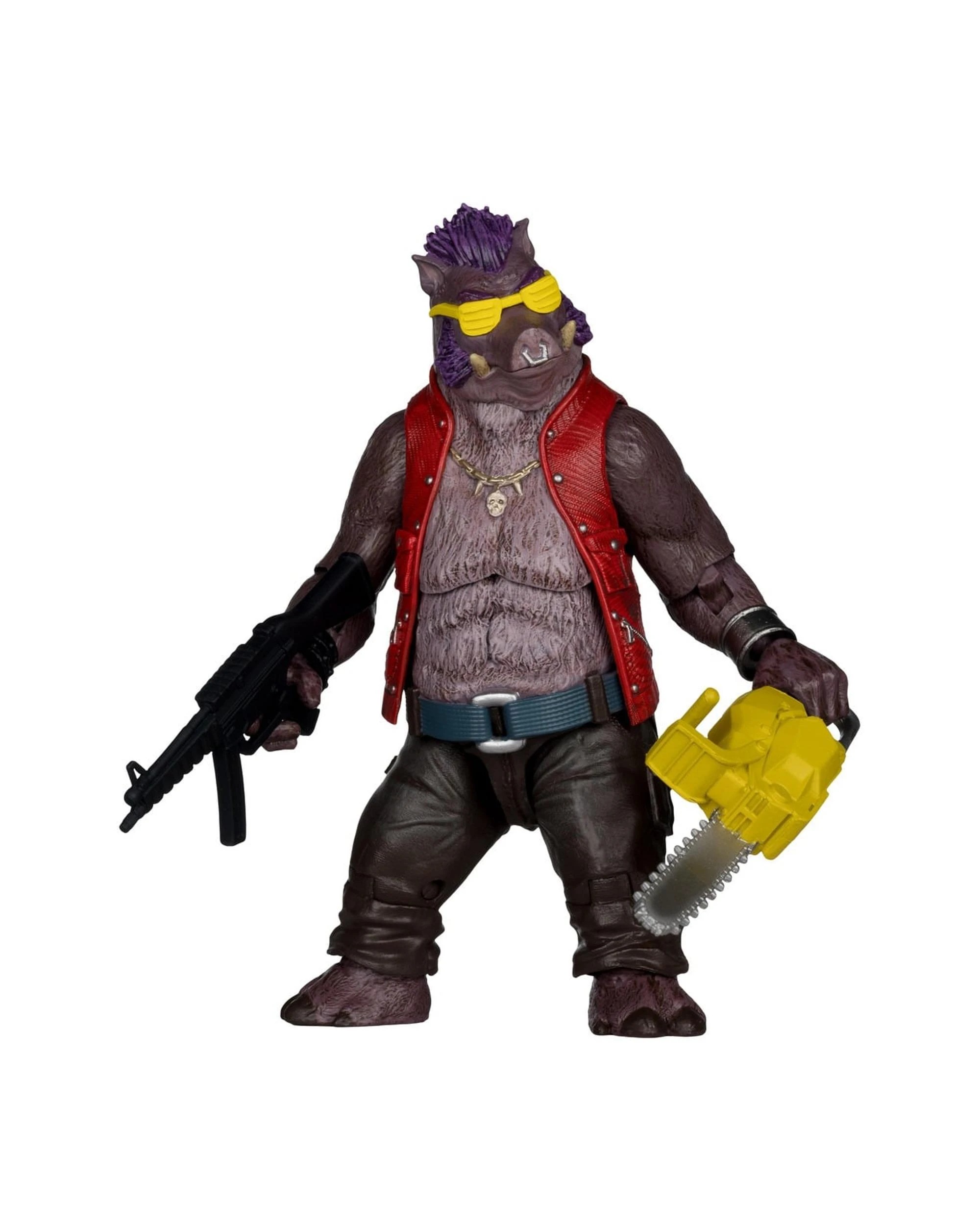 5 McFarlane Page Punchers Teenage Mutant Ninja Turtles Micro-Series Villains Bebop 5 inch Action Figure with Comic, 5 of 6