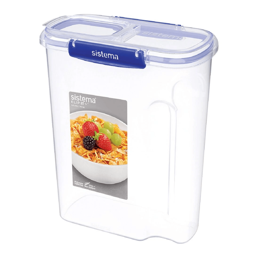1 Sistema Klip It Plus 4.2L Cereal Container, 1 of 3