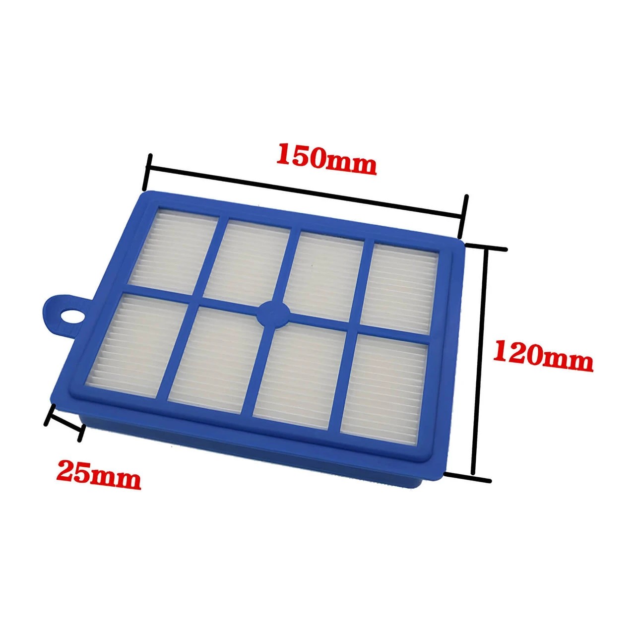 4 Hygieia 6pk HEPA Filters For Electrolux, Volta, Wertheim Vacuum Cleaners - Blue, 4 of 5