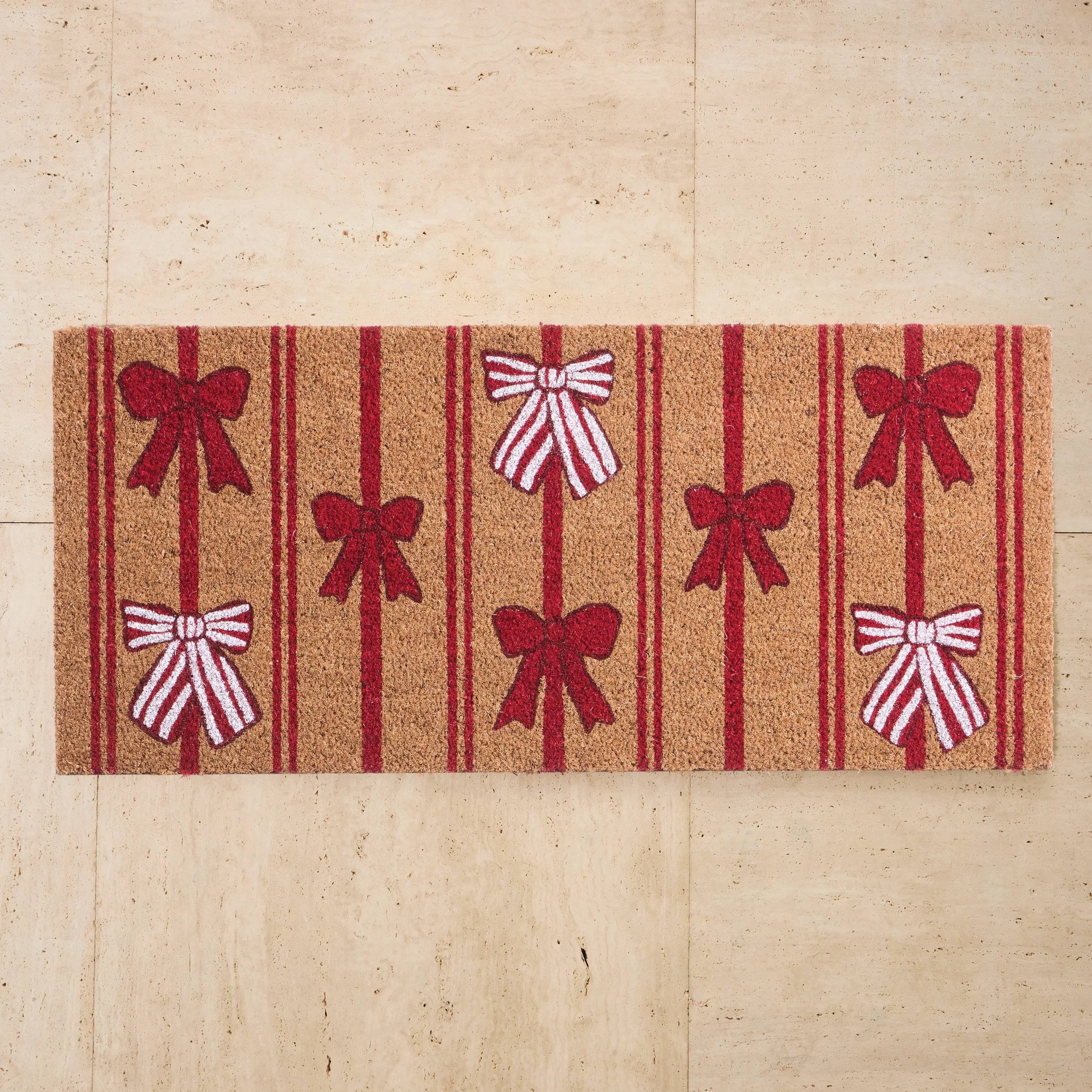 2 Bows and Stripes Door Mat - 100cm x 45cm, 2 of 5