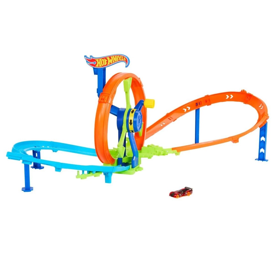 2 Hot Wheels Stunt Tracks Rapid Launch & Loop Playset, 2 of 6