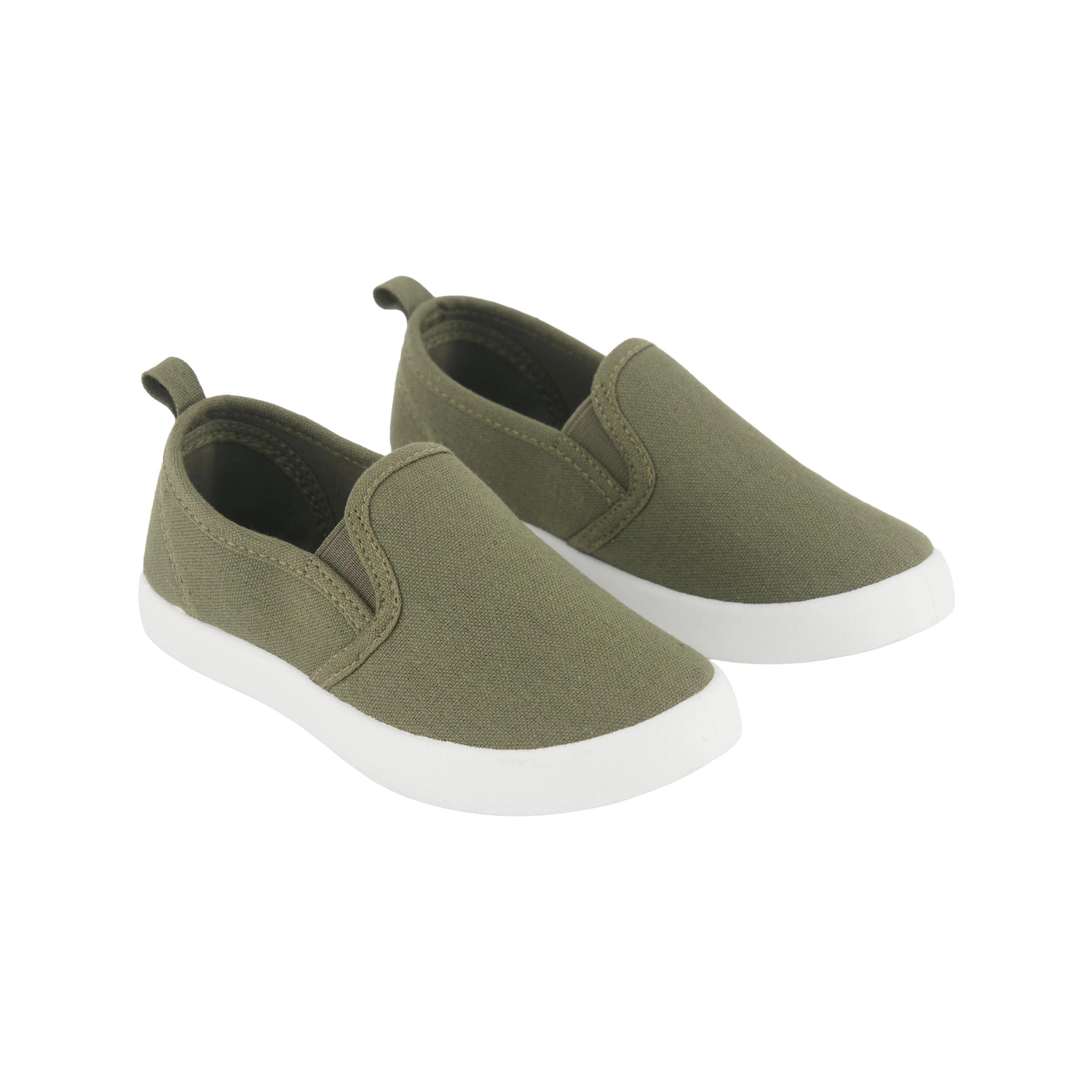 4 Junior Slip-on Canvas Shoes Grn Beetle, 4 of 5
