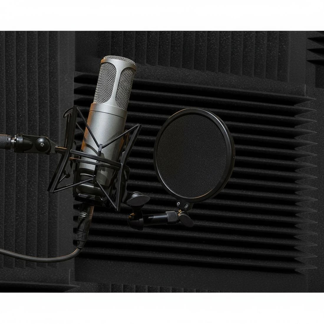 5 Alpha Acoustic Foam 60pcs 30x30x5cm Sound Absorption Proofing Panel Studio Wedge - Black, 5 of 6