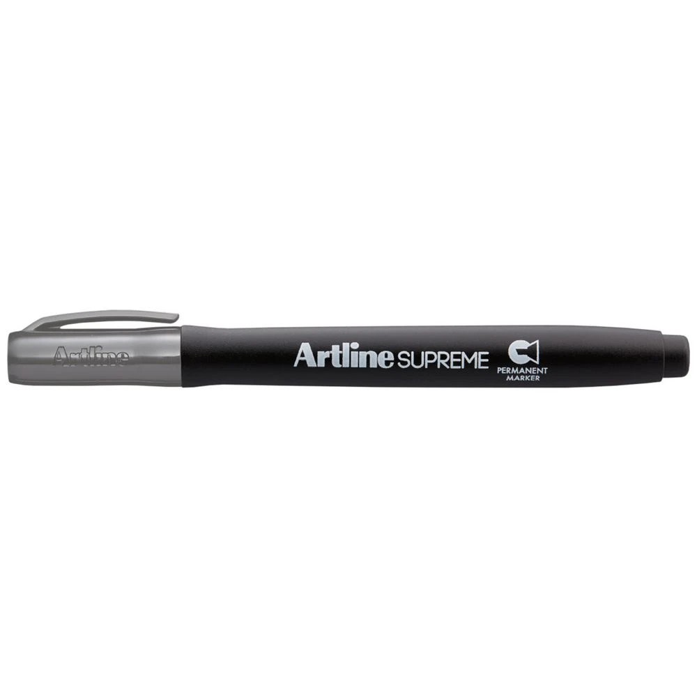 1 Artline Supreme Permanent Marker Chisel Grey, 1 of 1
