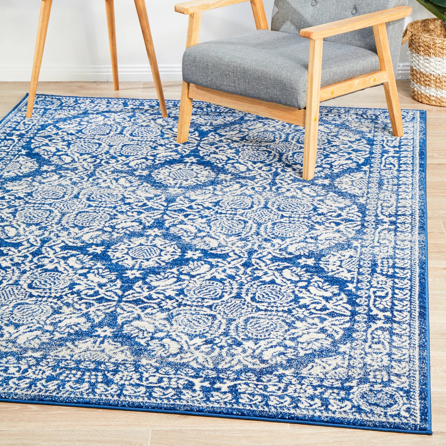 4 Common Ground Rugs Phantom 358 230x160cm - Medium Power Loomed Pet Friendly Floor Rug - Blue, 4 of 9