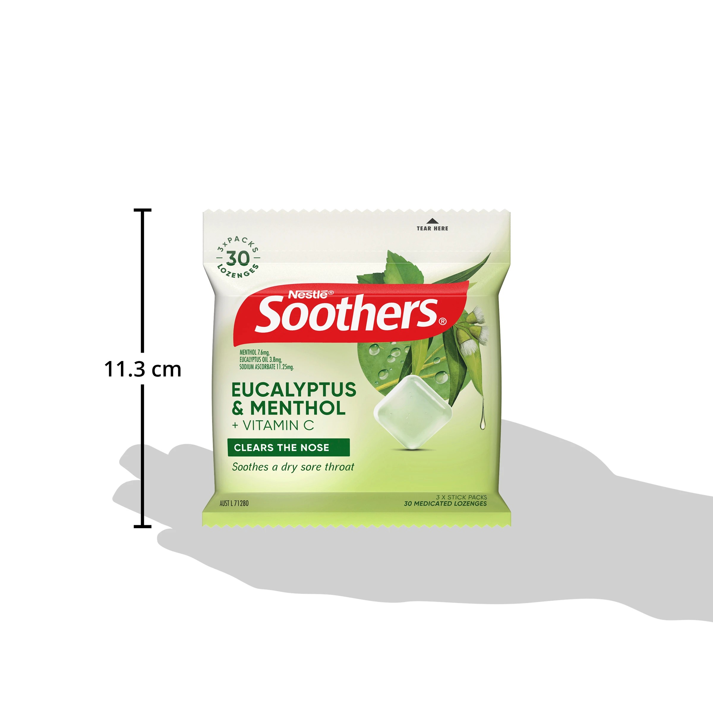 4 3 Pack Nestle Soothers Eucalyptus & Menthol Lozenges, 4 of 4