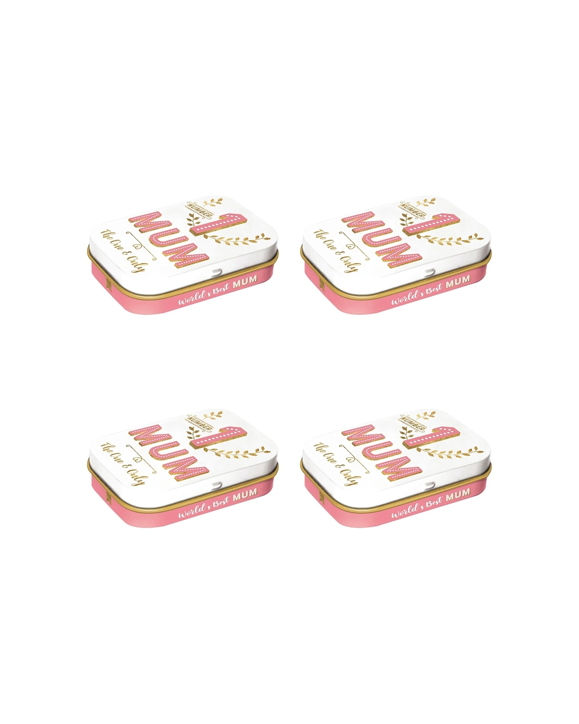 1 Nostalgic-Art 4PK Pocket Box with Mints - Number 1 Mum - Pink, 1 of 2