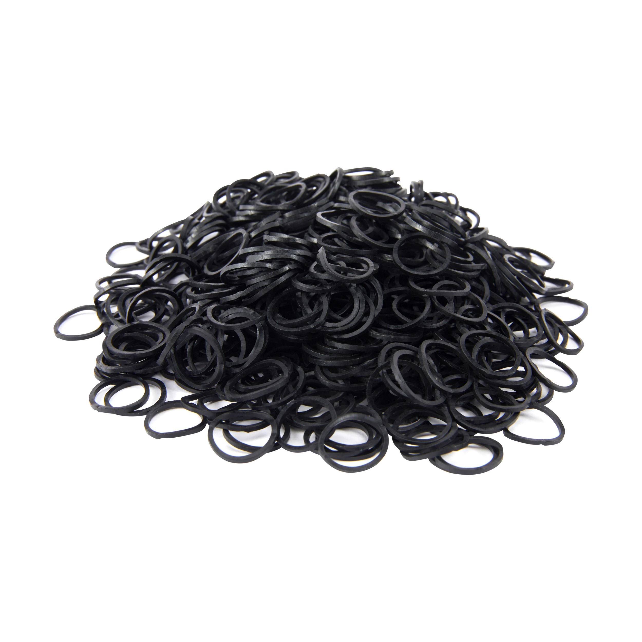 2 OXX Haircare 800 Piece Poly Band Pack - Black, 2 of 4