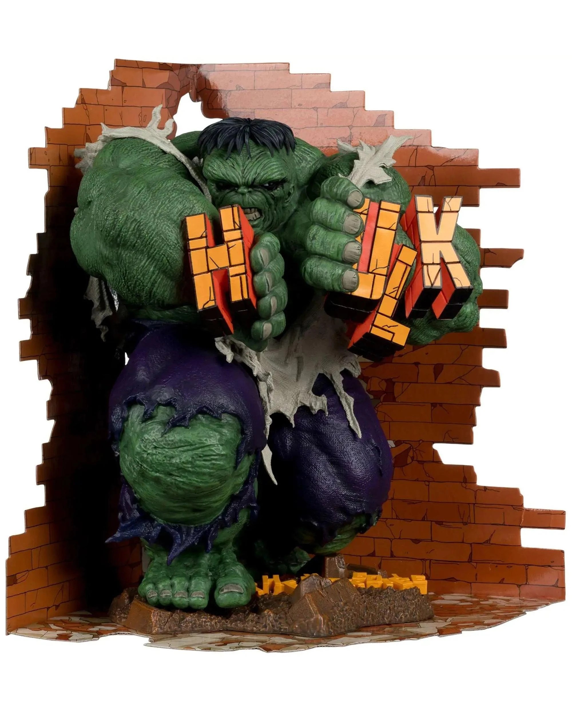 2 McFarlane Marvel Collection The Incredible Hulk #345 Hulk Gold Label 1:6 Scale Figure, 2 of 9