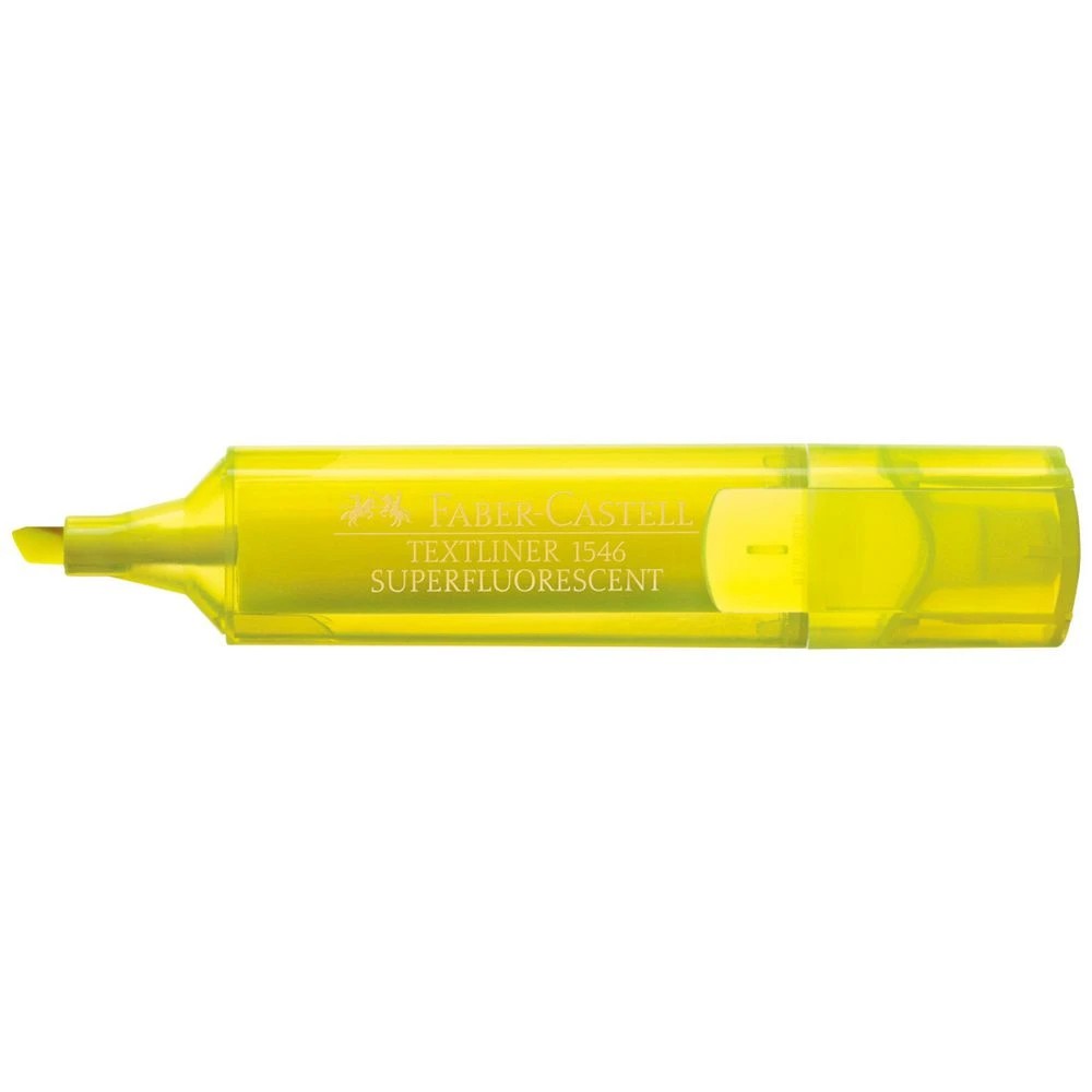 1 Faber-Castell Textliner Fluoro Highlighter Yellow, 1 of 2