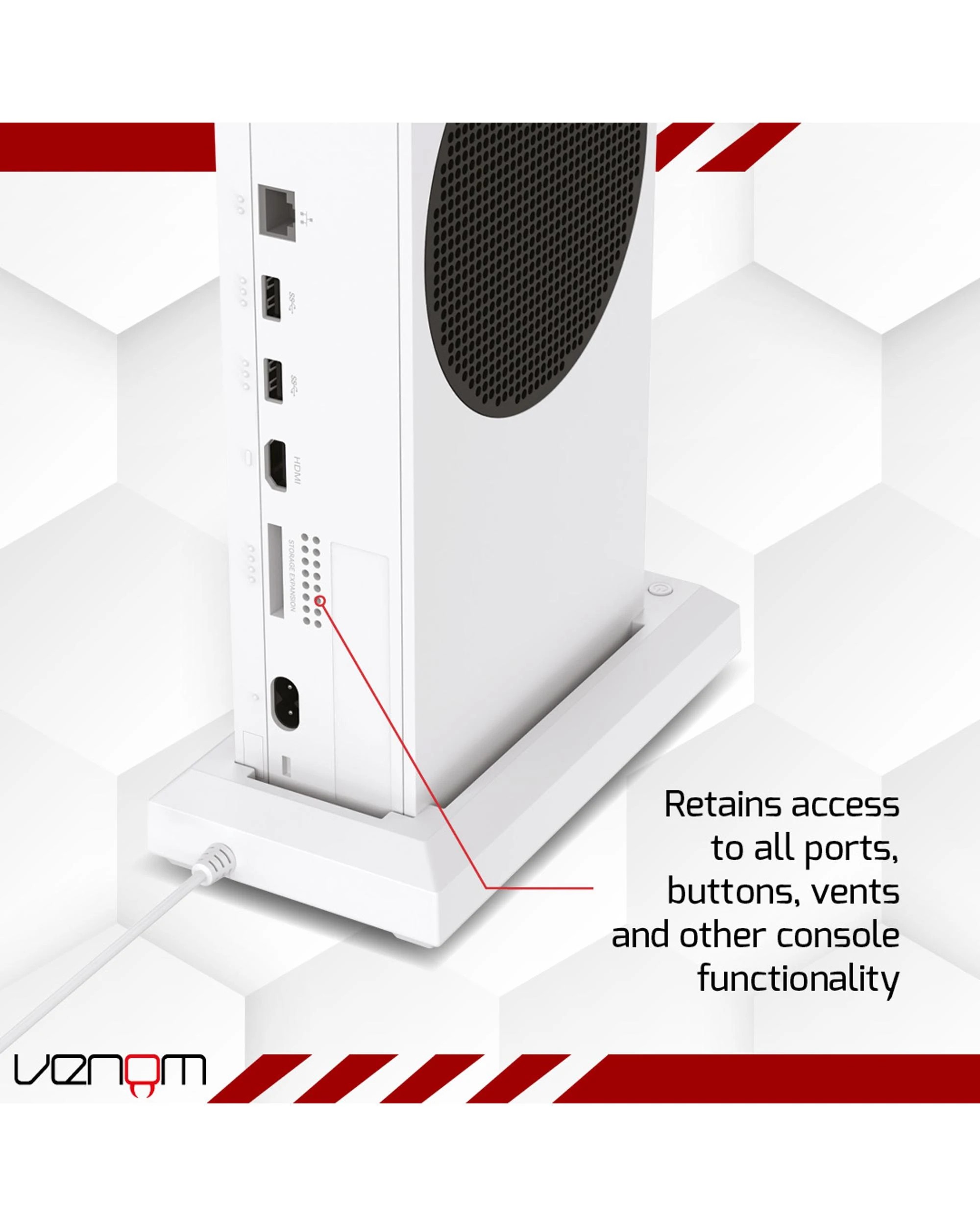 7 Venom Gaming Colour Change LED Stand for Xbox Series S - White, 7 of 7