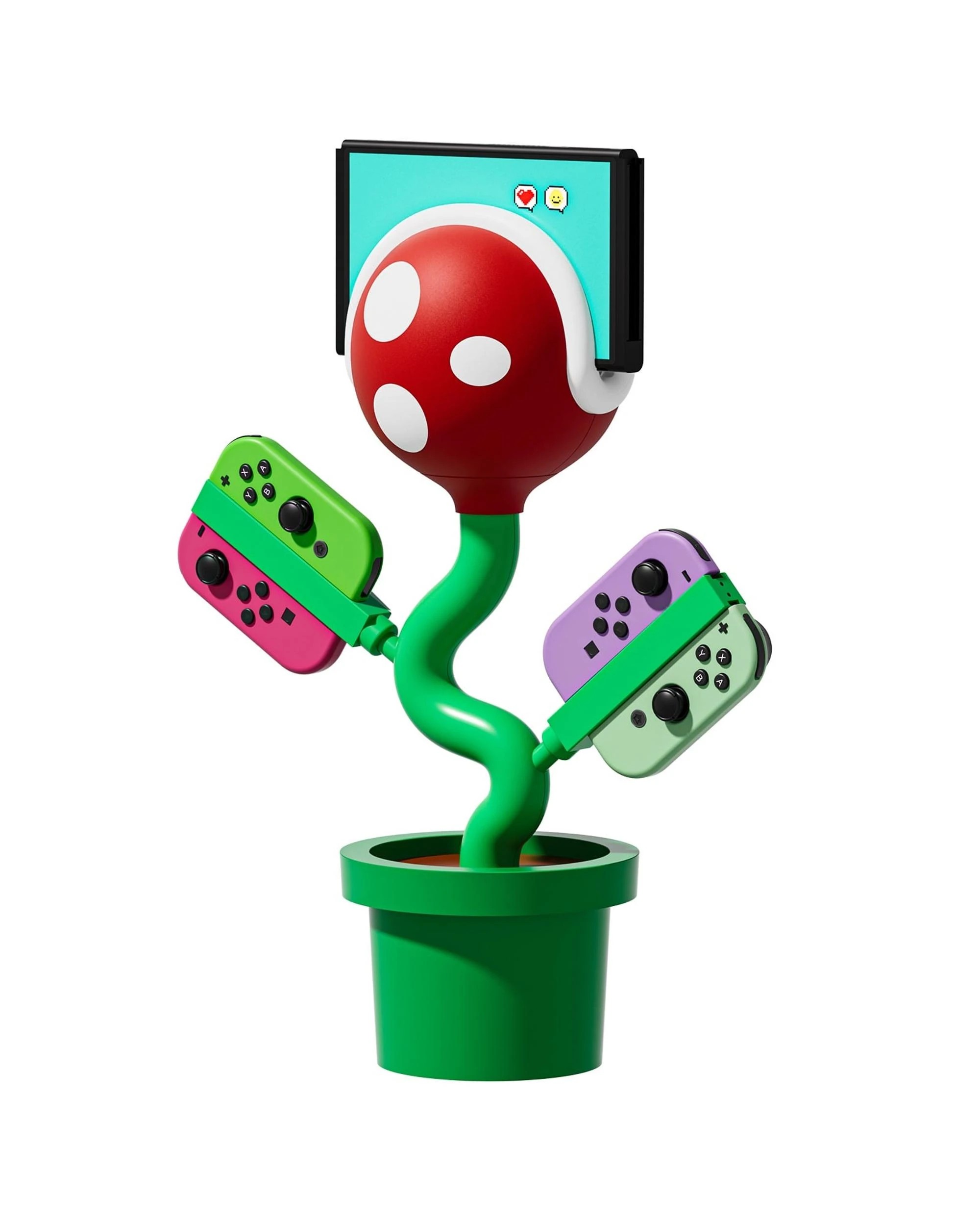 2 POWKONG Piranha Plant Dock for Switch and Switch OLED - Green, 2 of 5