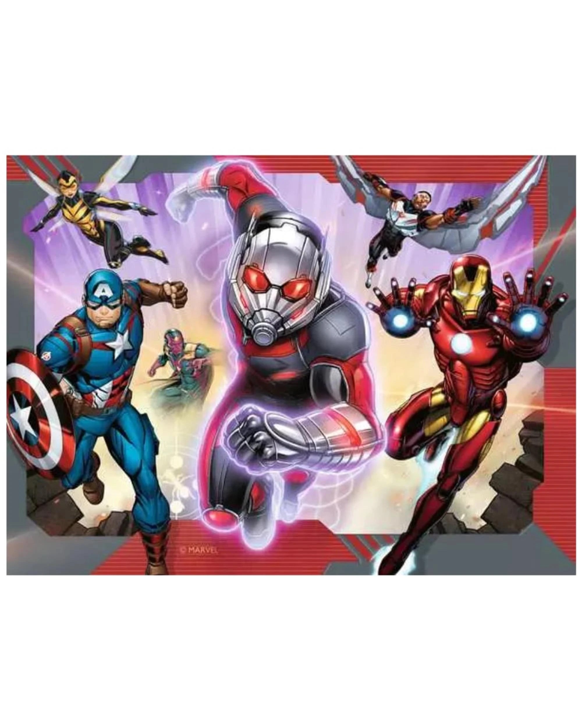 2 Ravensburger Marvel Avengers Assemble 4 In A Box 12/16/20/24 Piece Jigsaw Puzzle, 2 of 5