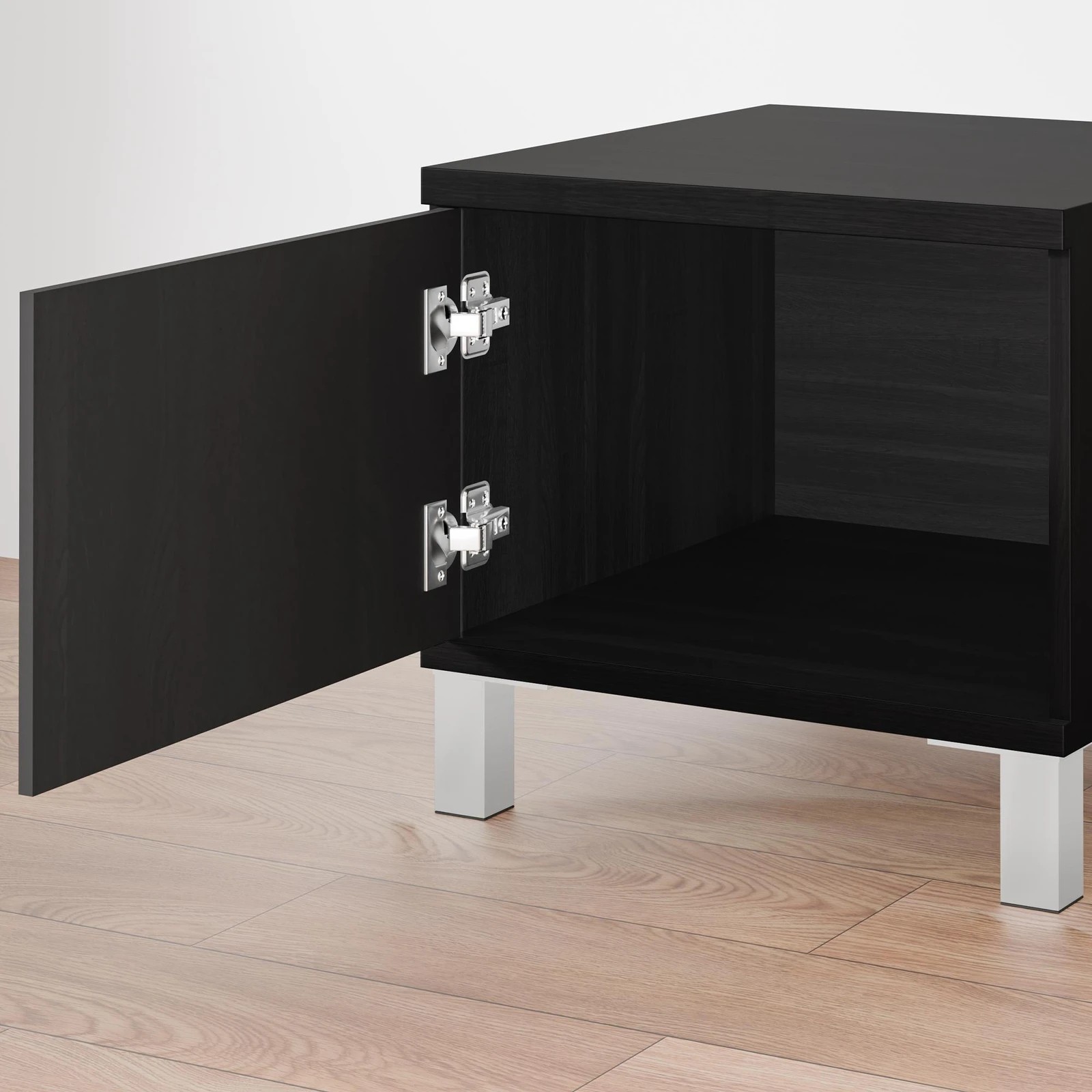7 Alfordson Entertainment Unit TV Cabinet Stand Storage Drawer 190cm - Black, 7 of 10
