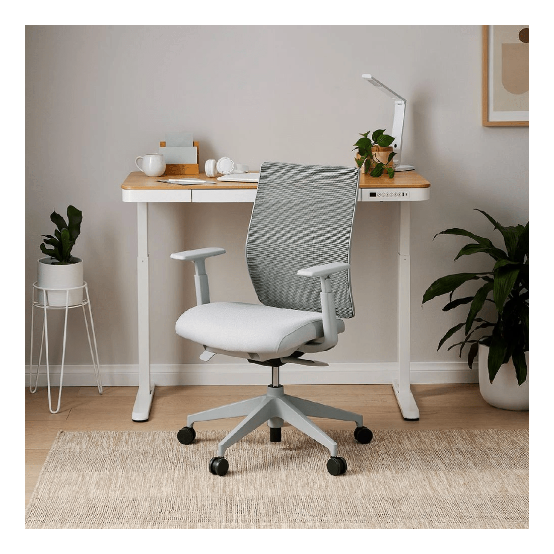8 Haworth Aloha Active Ergonomic Chair Grey, 8 of 9