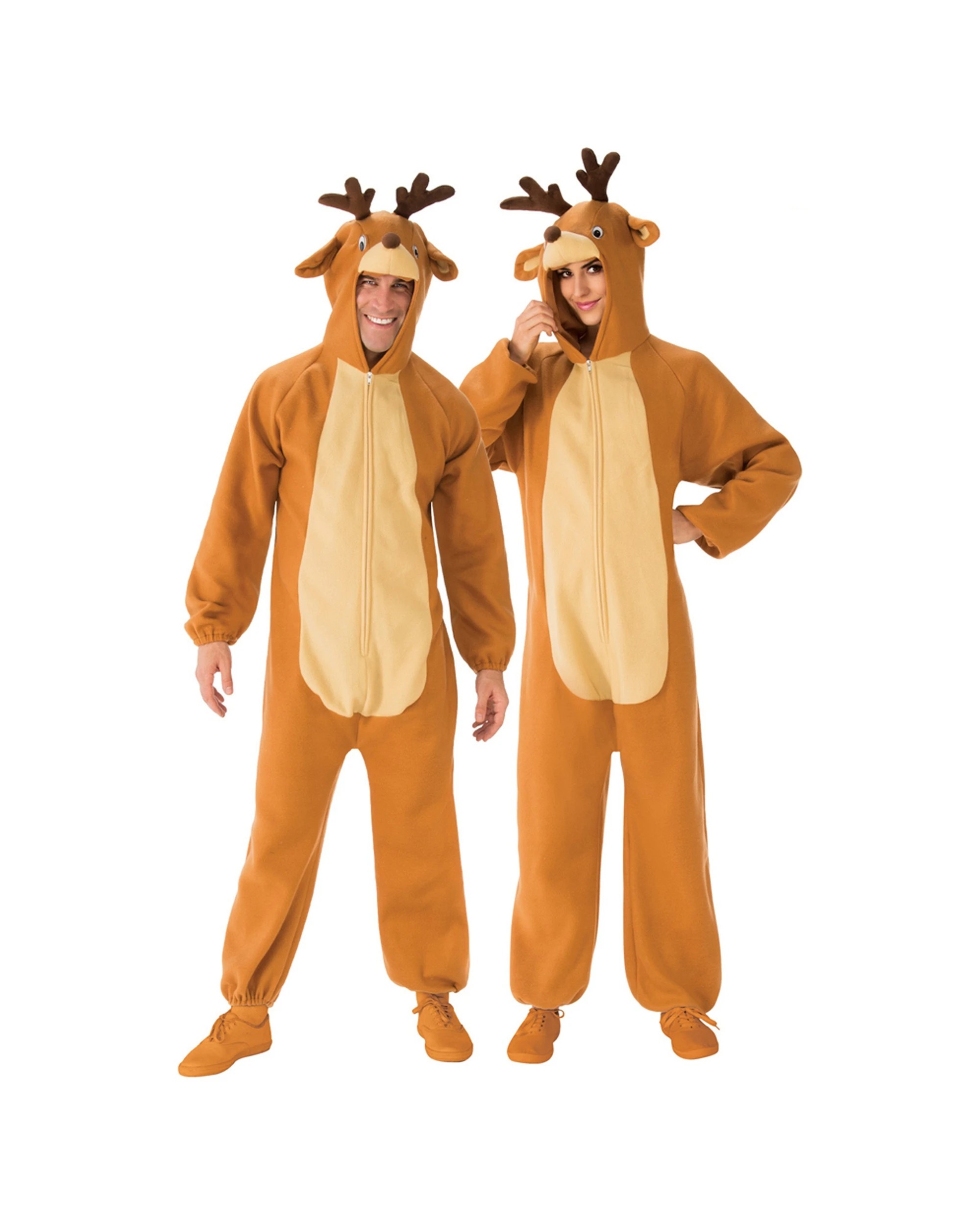 1 Rubies Reindeer One Piece Jumpsuit Costume Party Dress-up Size L
 - Brown, 1 of 3