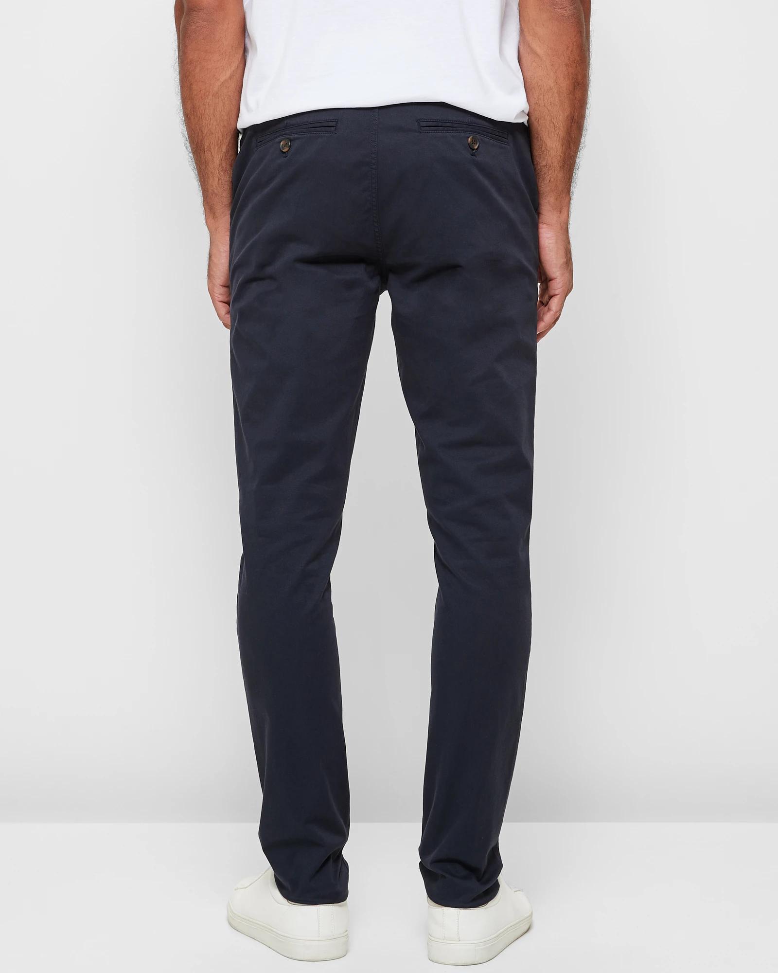 4 Target Slim Chino Pants NAVY BLUE, 4 of 5
