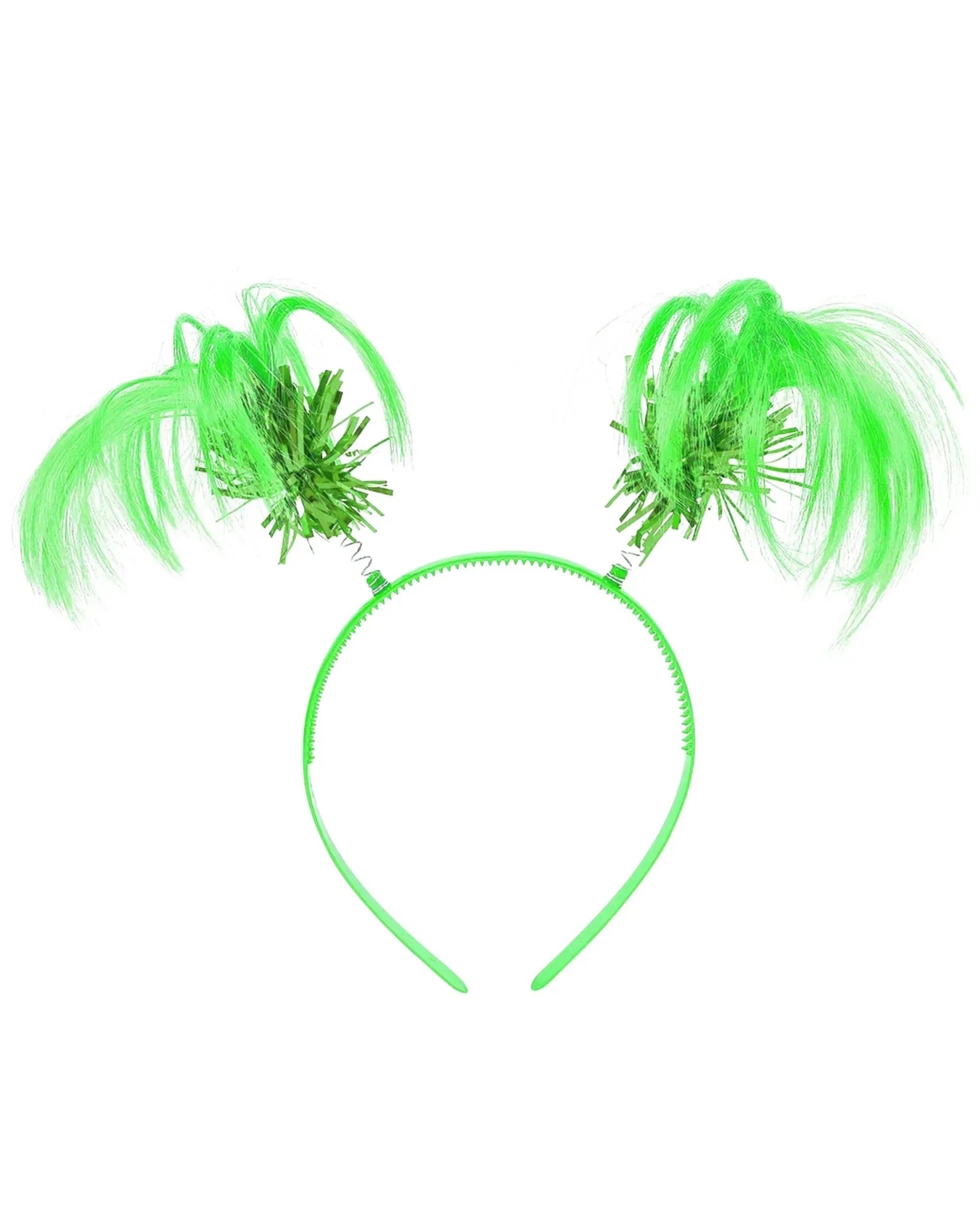 1 Anagram Ponytail Headbopper with Tinsel - Green, 1 of 1