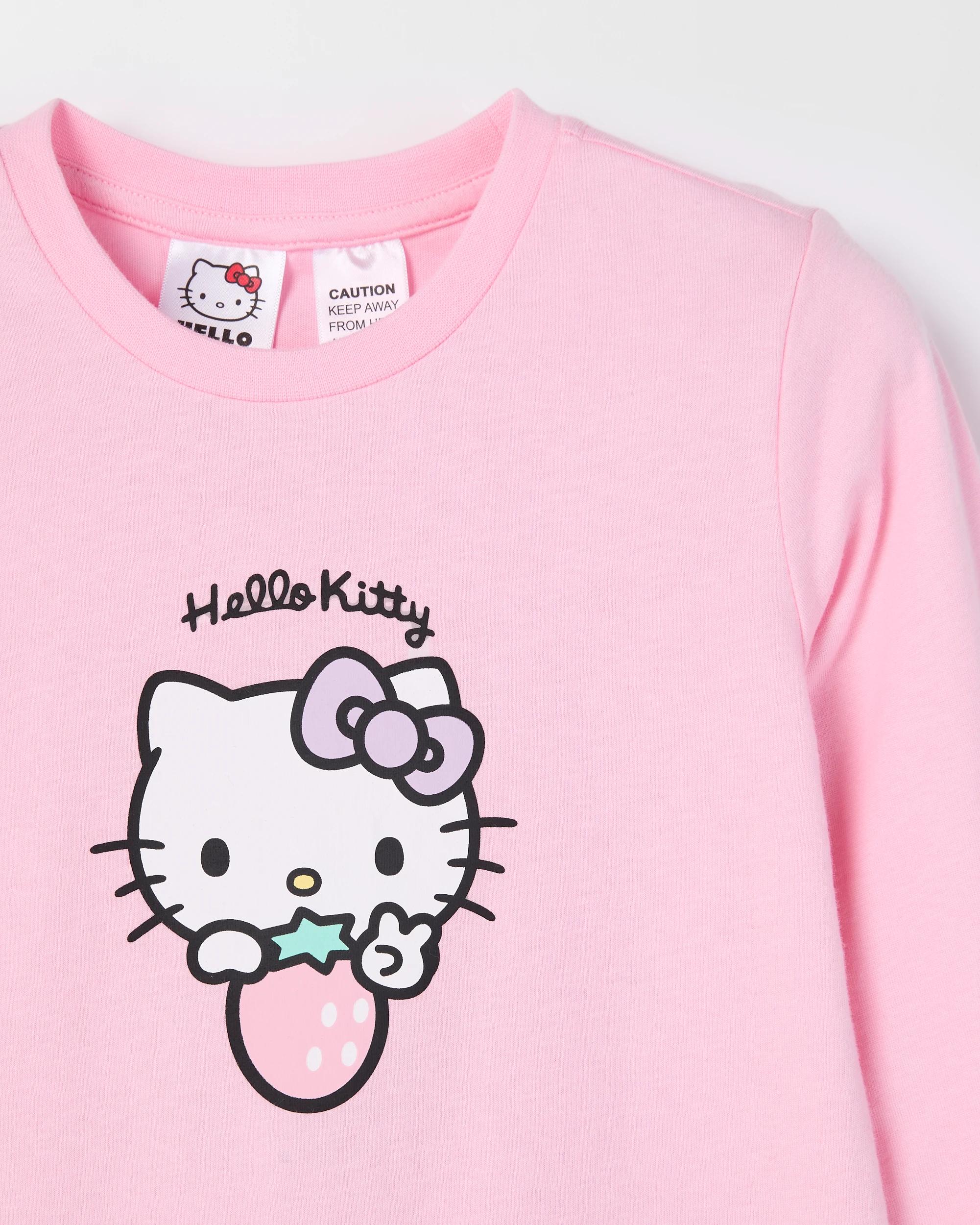 6 Hello Kitty Australian Cotton 2 Pack Younger Girls Pyjama Set HELLO KITTY, 6 of 9