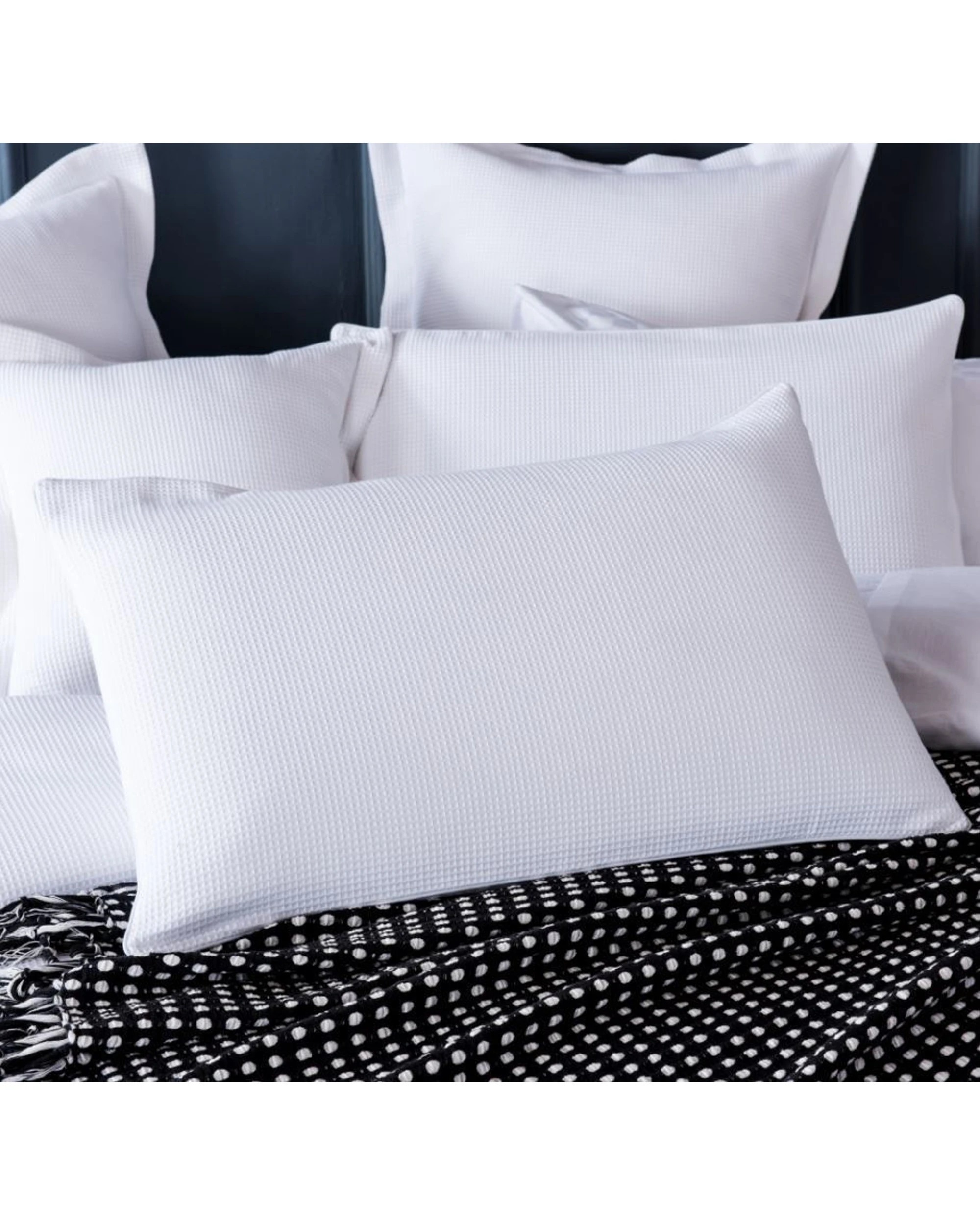 3 Cotton More 100% Premium Cotton Waffle Quilt Cover Set Single - White, 3 of 5
