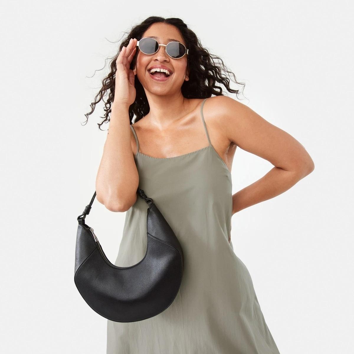 9 Shoulder Bag Black, 9 of 10