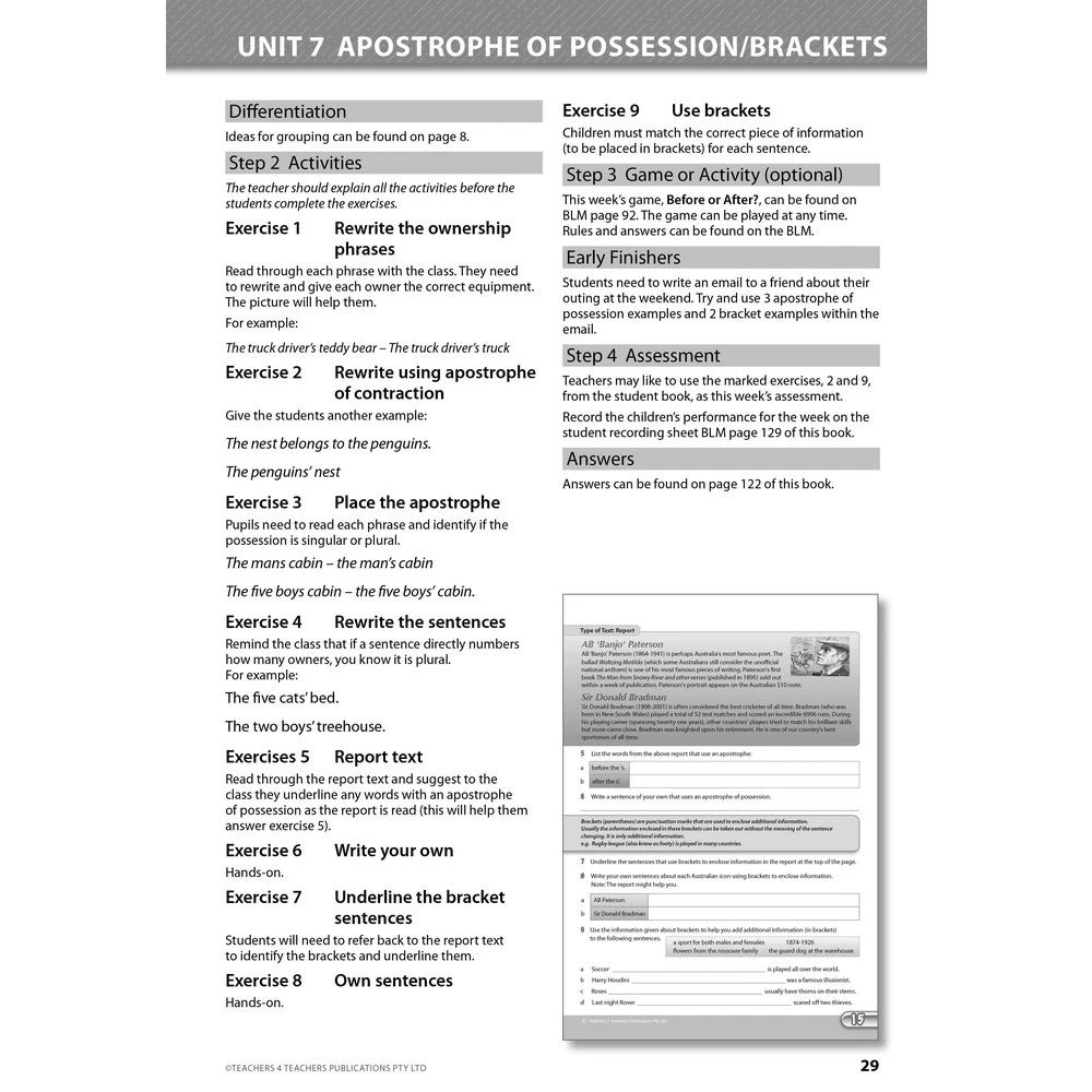 3 Spelling Conventions Teacher Book 6, 3 of 3