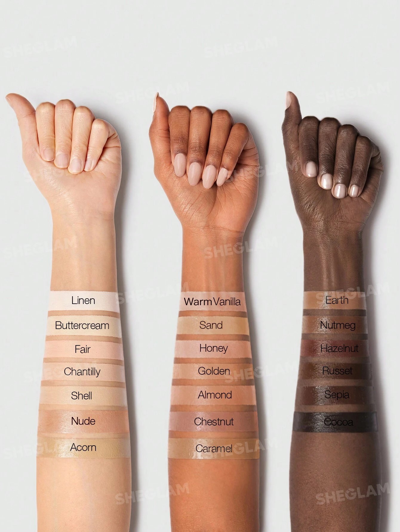 3 SHEGLAM Like Magic 12HR Full Coverage Concealer - Nude, 3 of 8