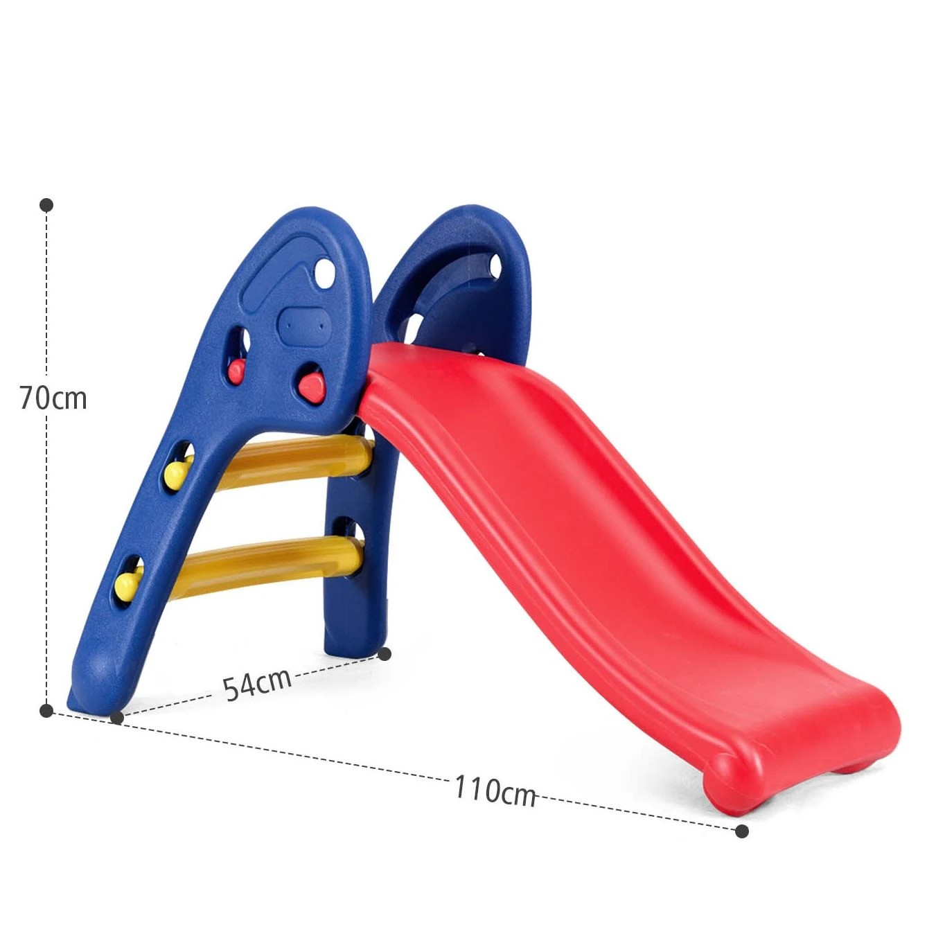 1 Costway Folding Slide Indoor Outdoor Playground Toy, 1 of 1