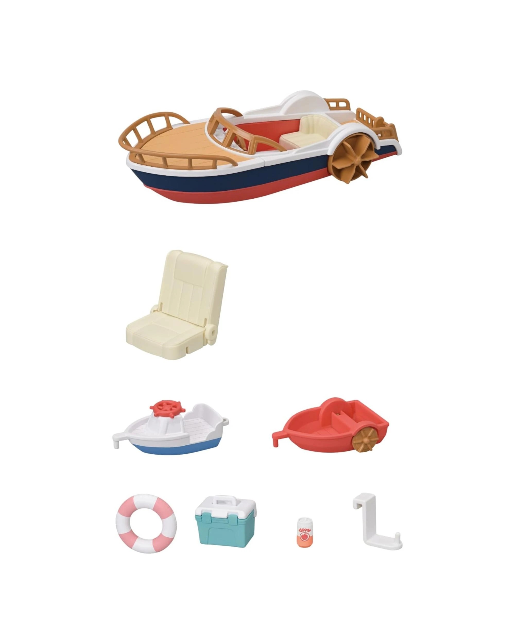 4 Sylvanian Families Seal Sailors Leisure Boat, 4 of 9
